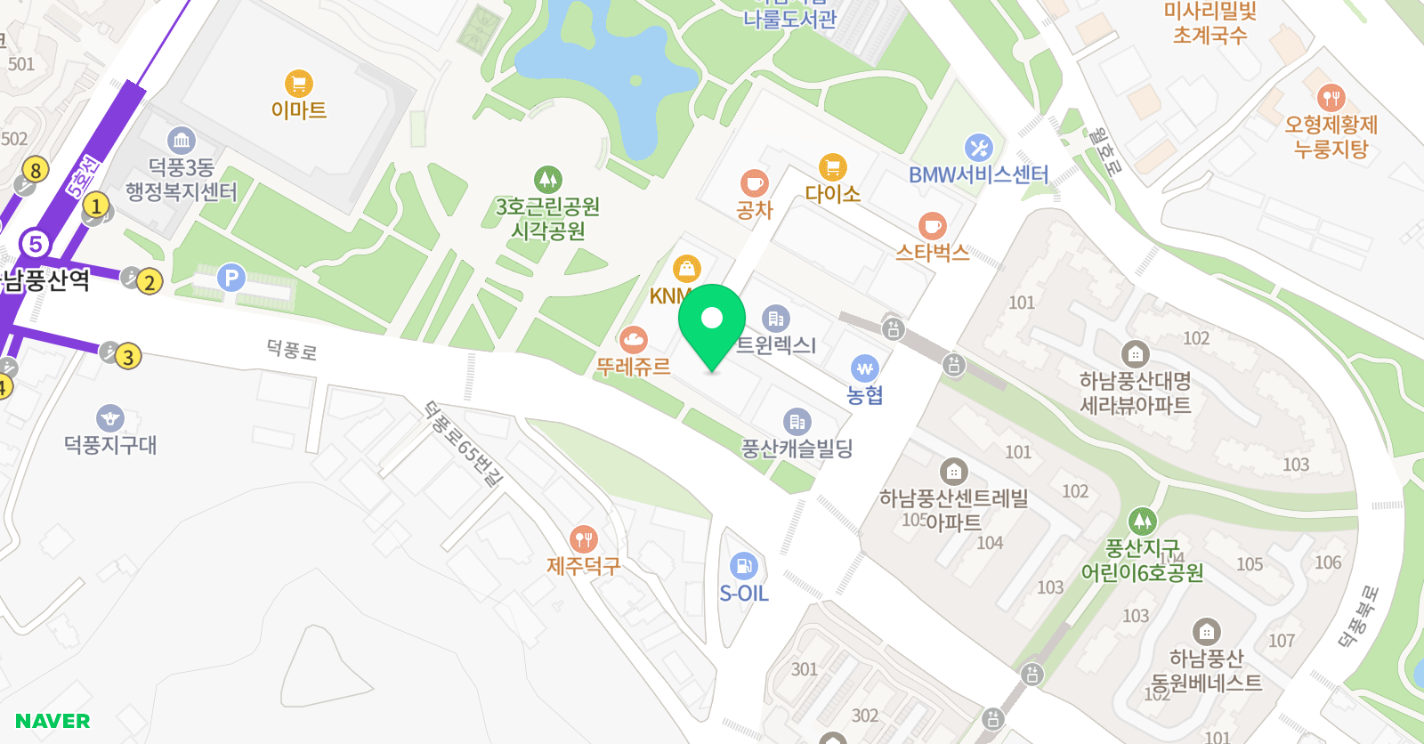 아발론랭콘 잉글리쉬 어학원 하남캠퍼스 위치