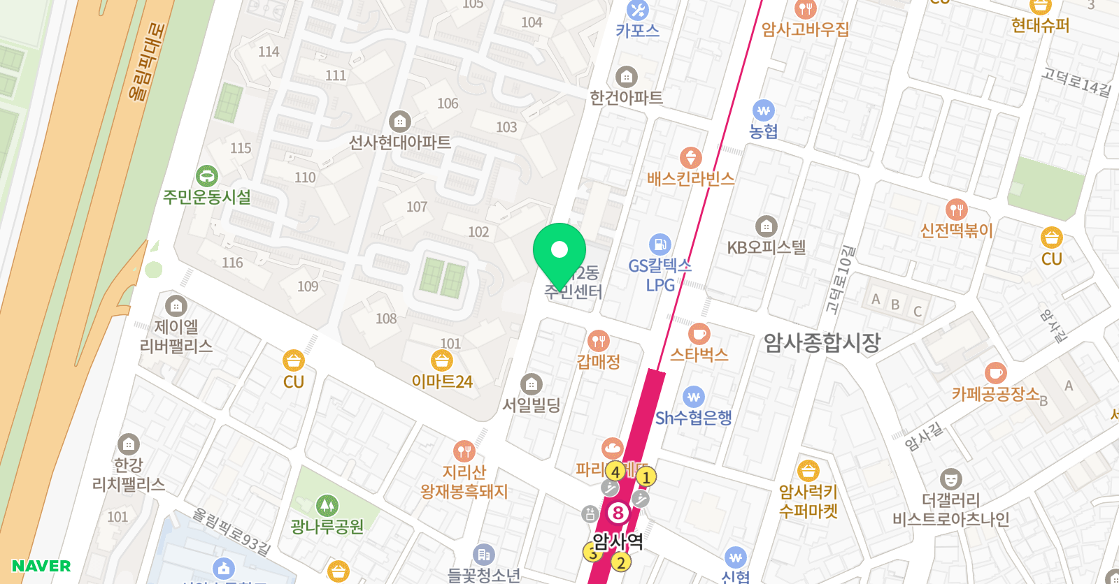 삼성영어 스마트쎈 선사교실 위치