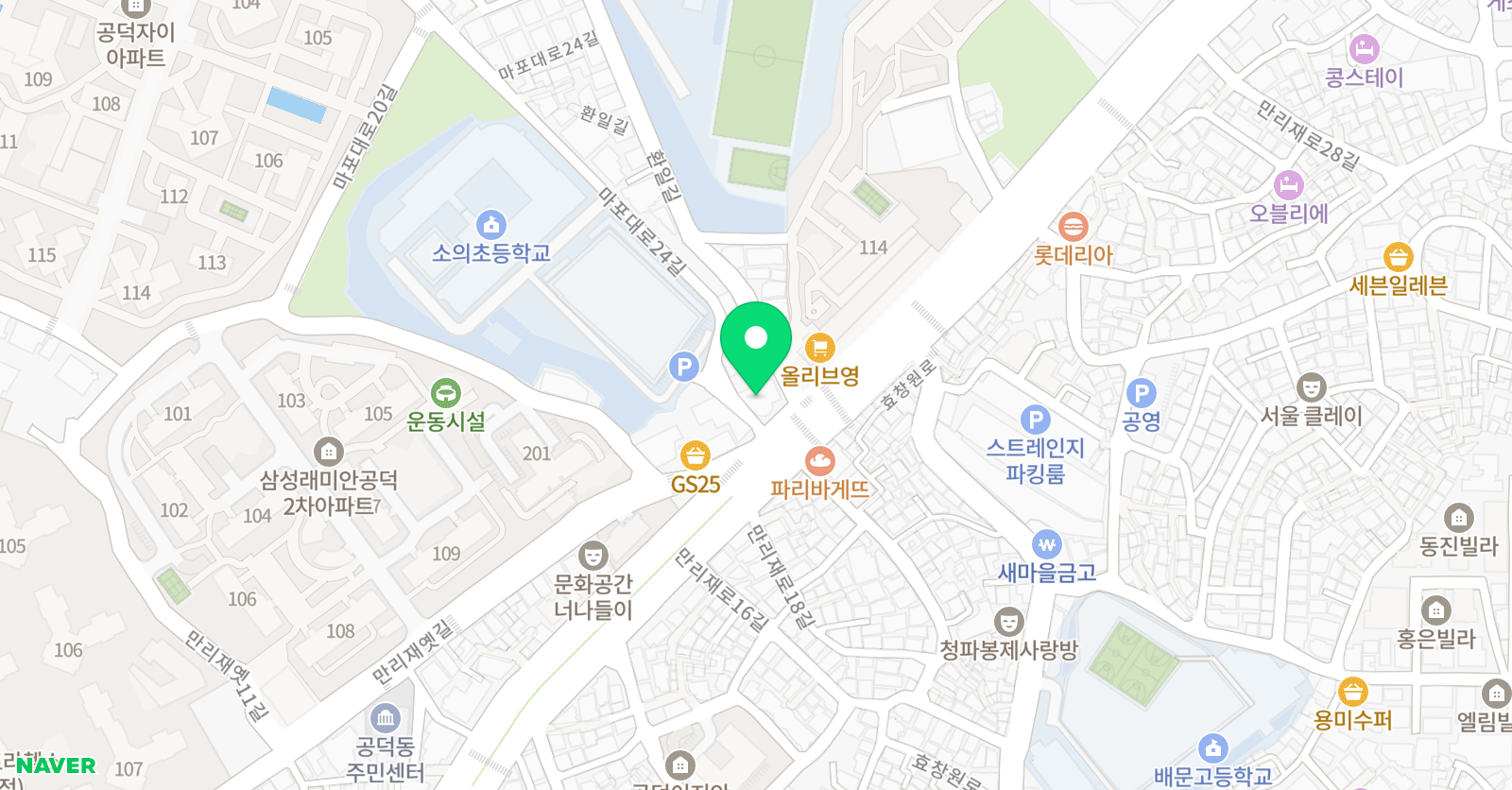 강시내 음악학원 위치