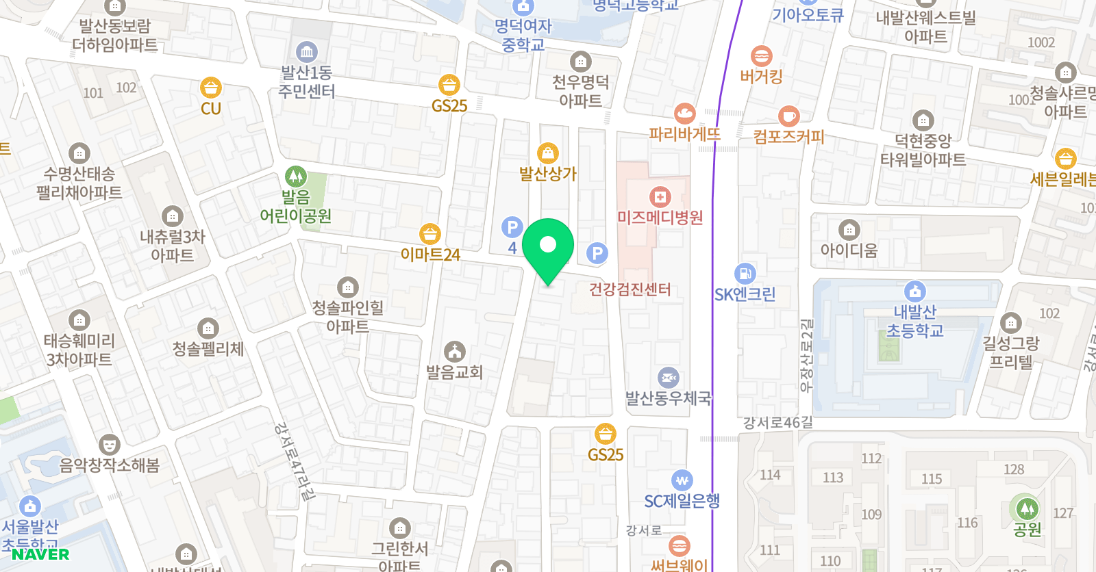사사모 학원 위치