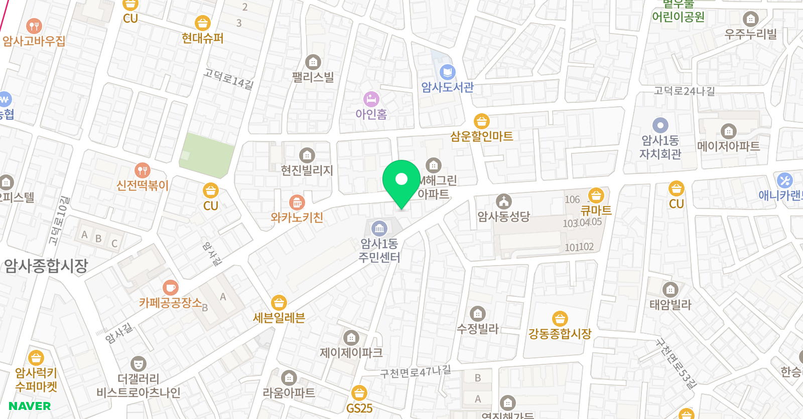 예인 피아노학원 위치