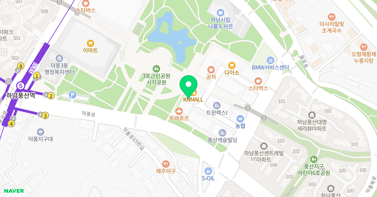 와이즈만영재교육 하남센터 위치