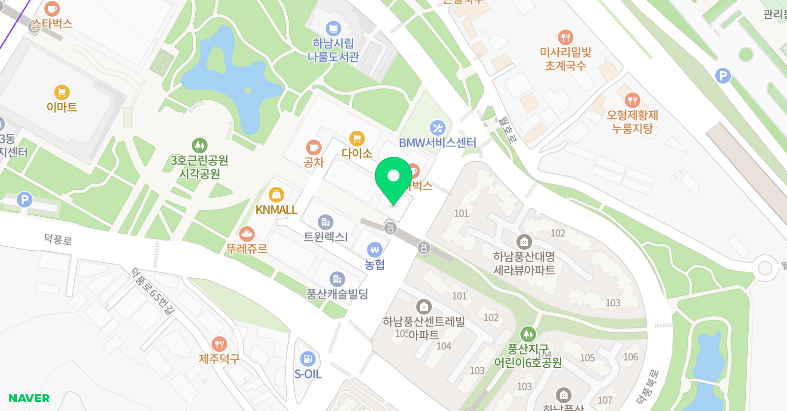 와와 학습코칭센터 하남풍산점 위치
