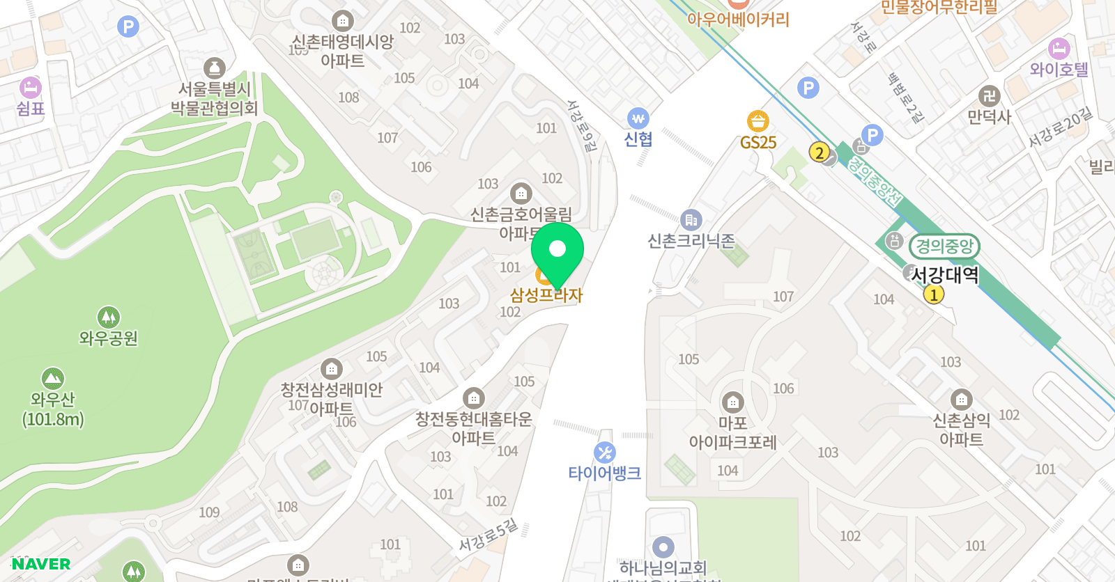 고흐의파란태양 미술 위치
