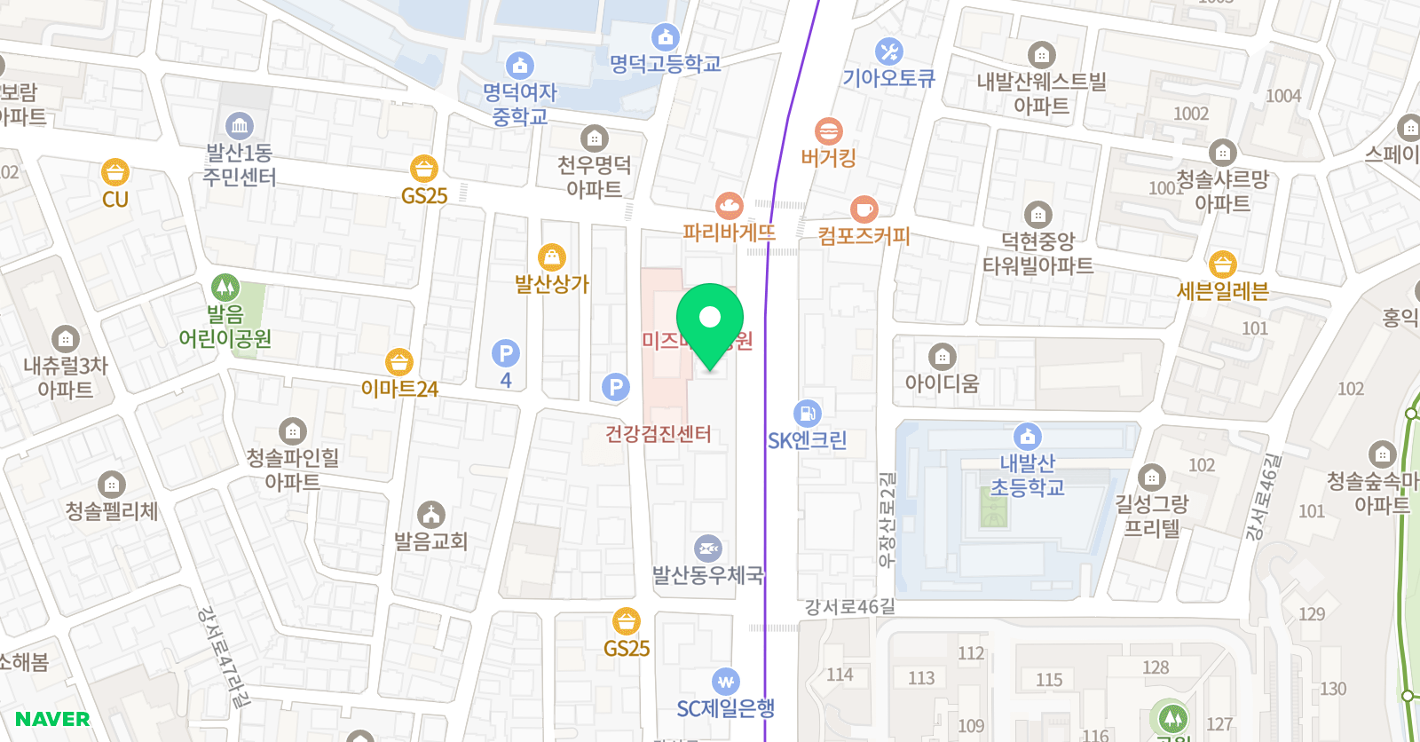 스파르타 수학학원 위치