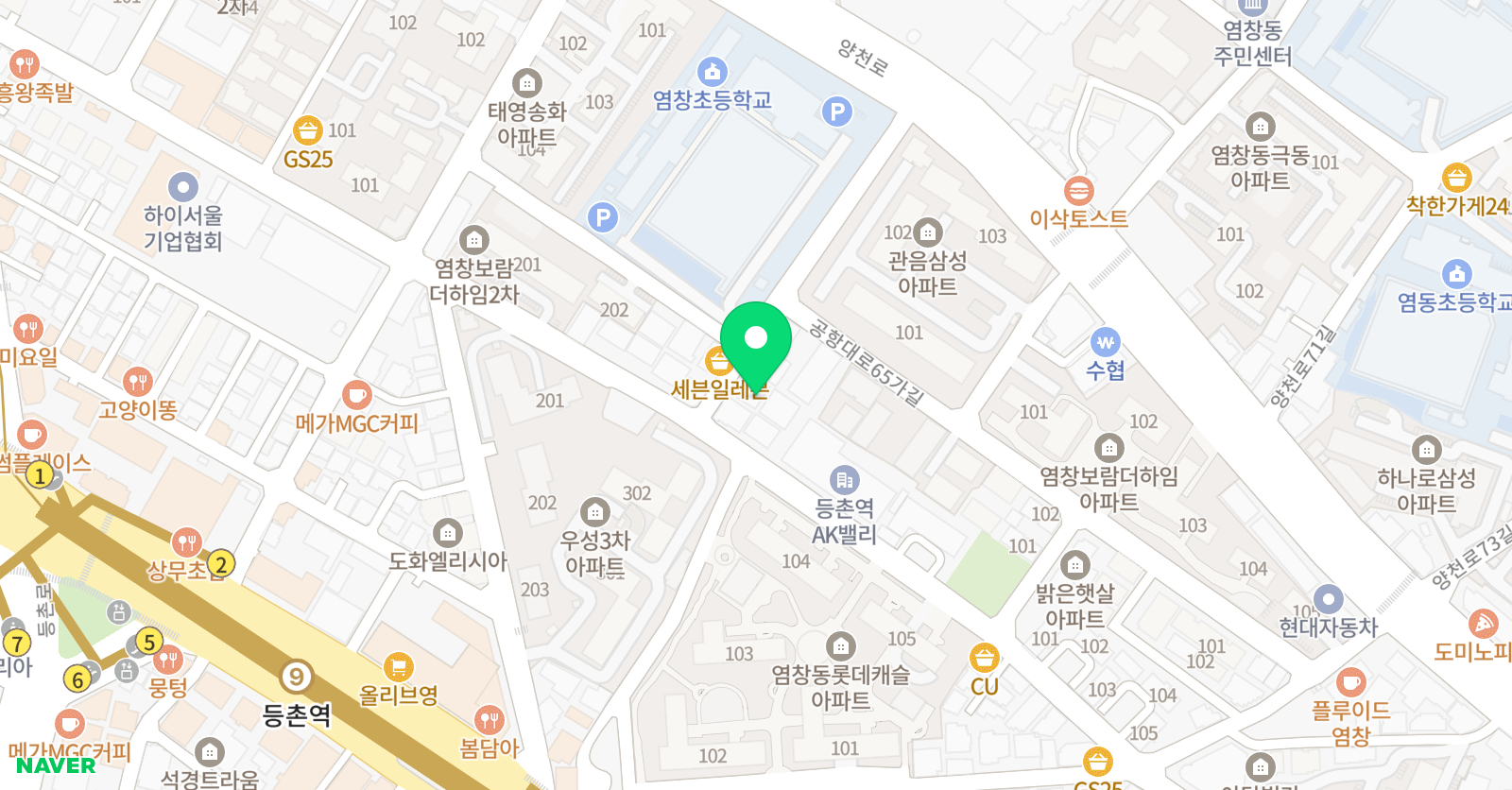 예일 미술 위치