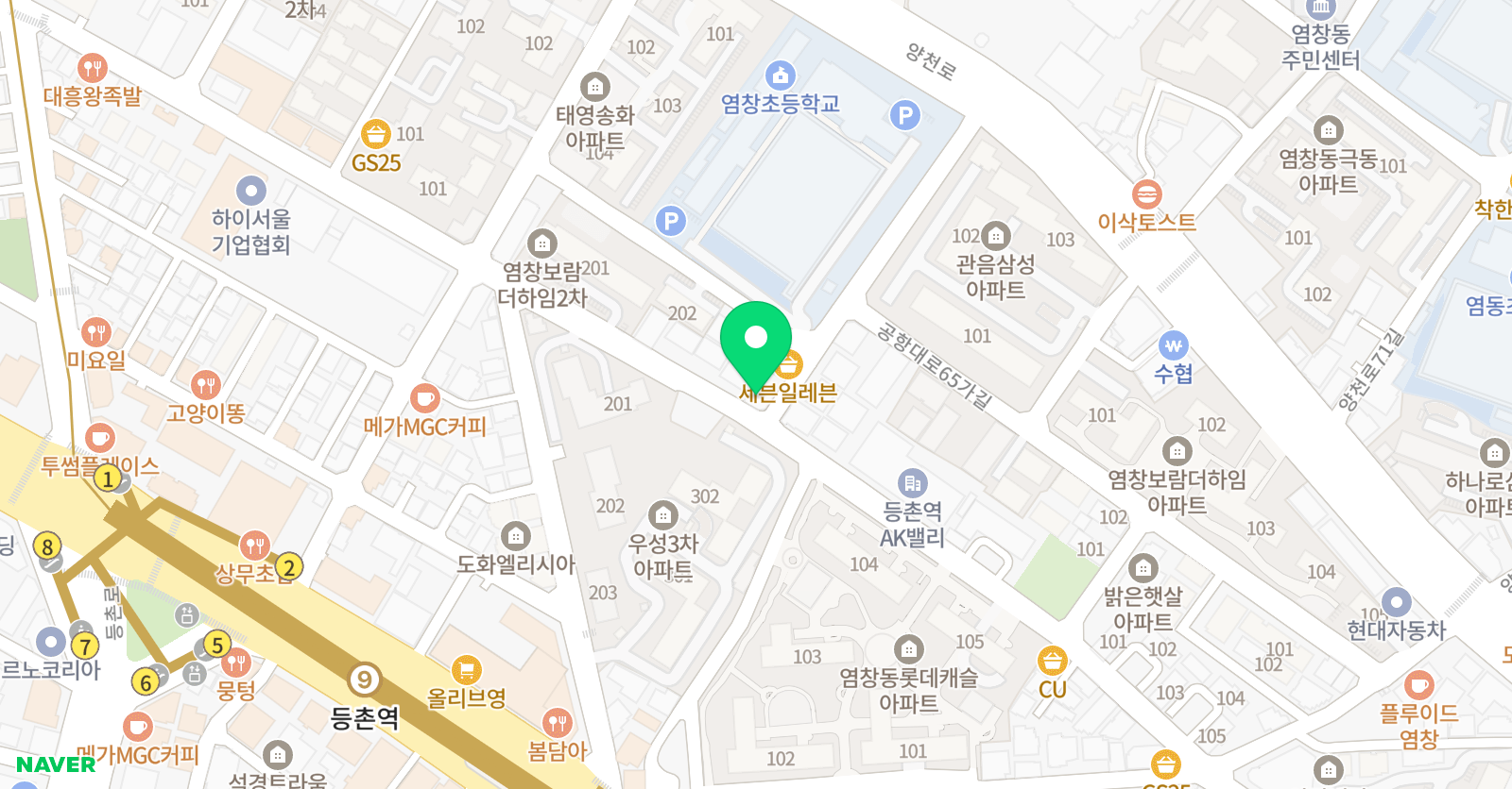 홍대 미술 위치