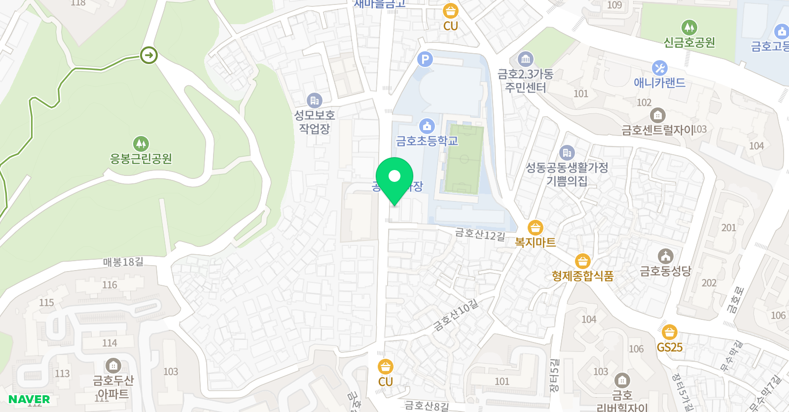 금호 음악학원 위치