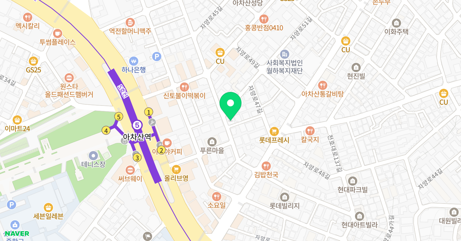 수운 미술학원 위치