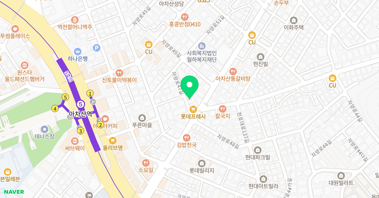 꿈터 아카데미 위치