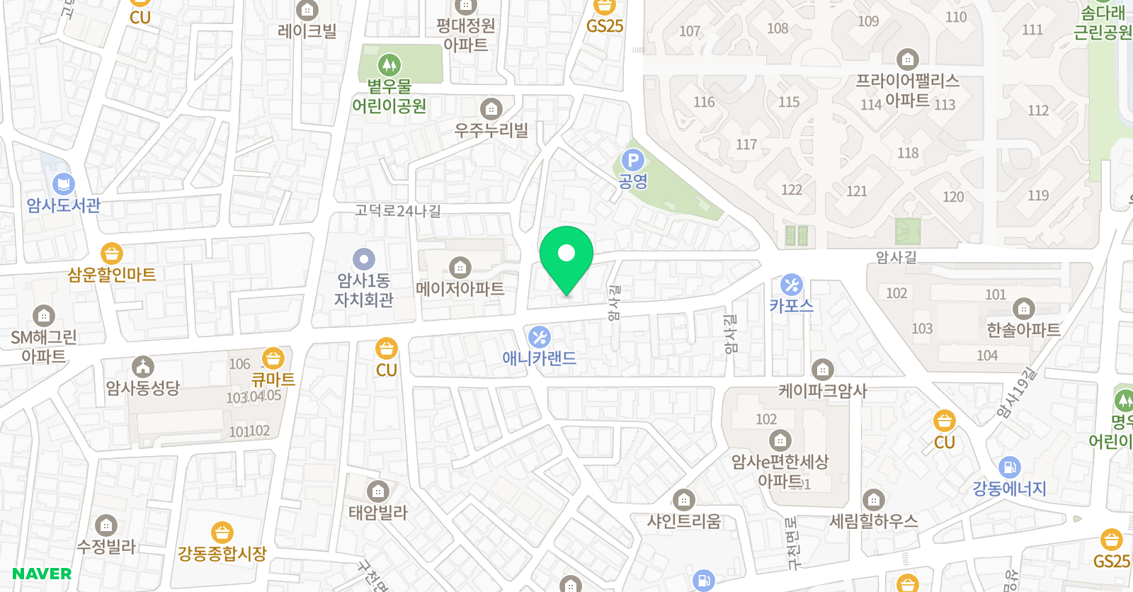 샤인 미술 위치