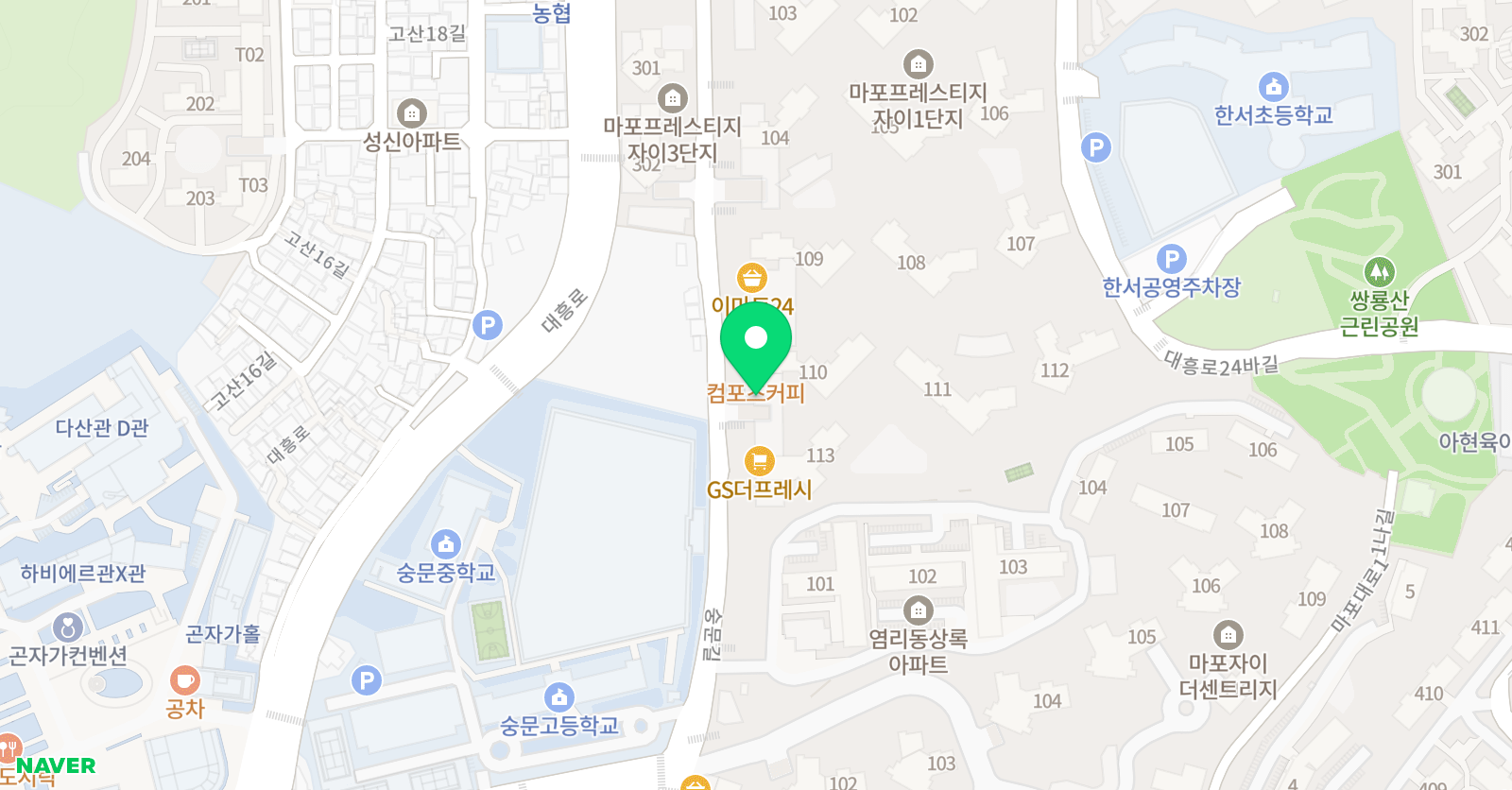 그림탐정 아트스튜디오 위치