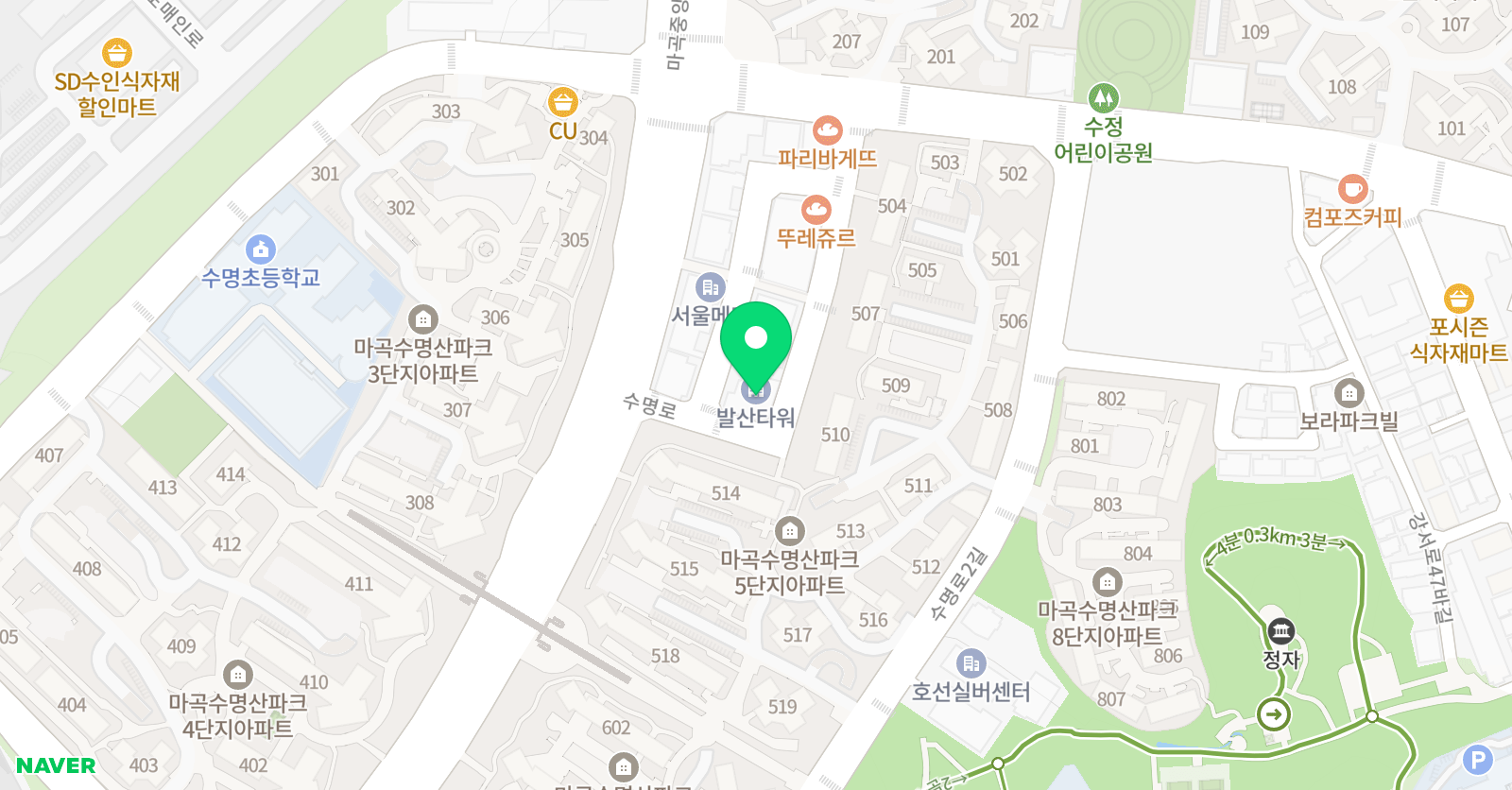 경희대석사 태권도 신동 위치
