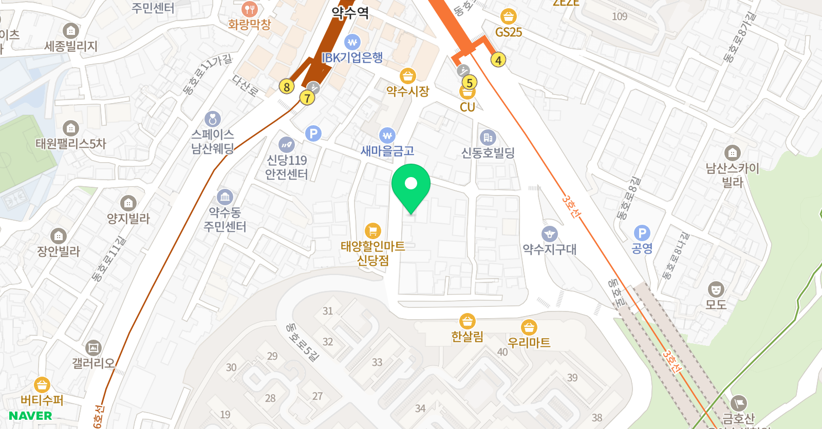 행복한동행 LTA 남산태권도 위치