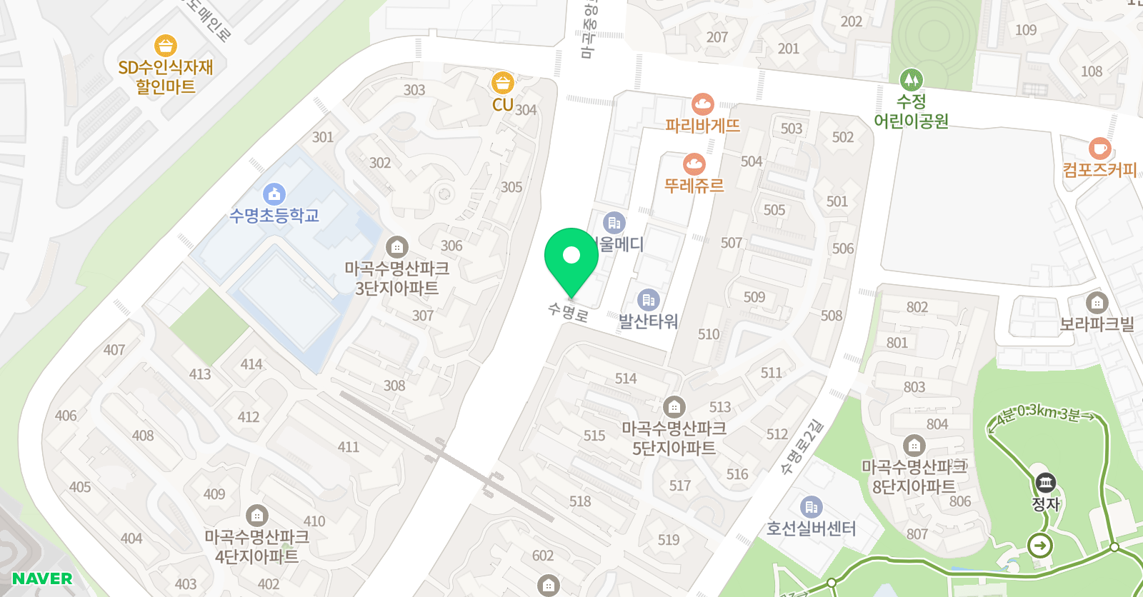 TATOOL 채움 태권도 위치