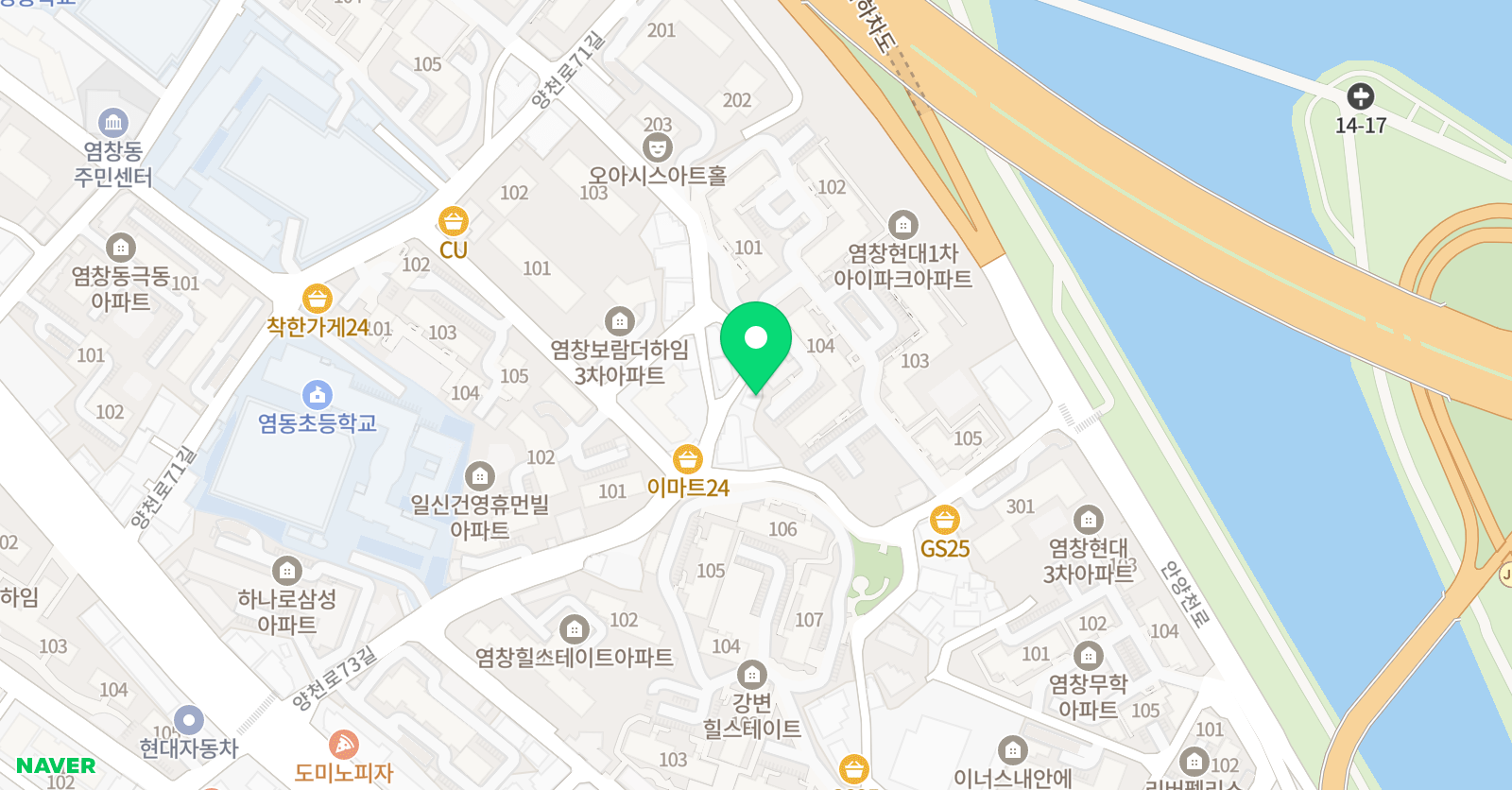네모 아트스튜디오 미술학원 위치