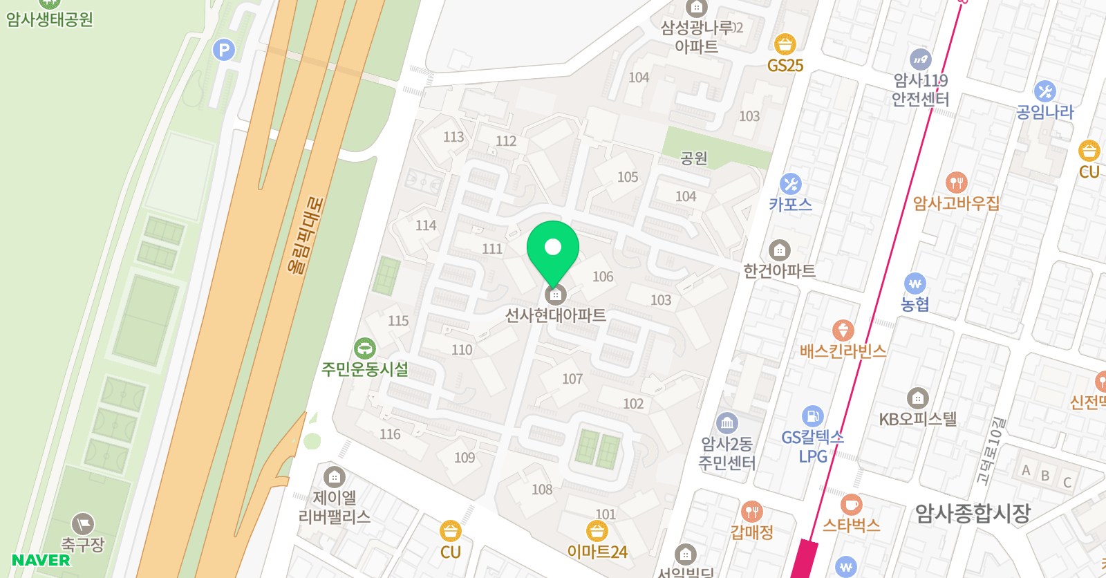 뜰 미술 위치
