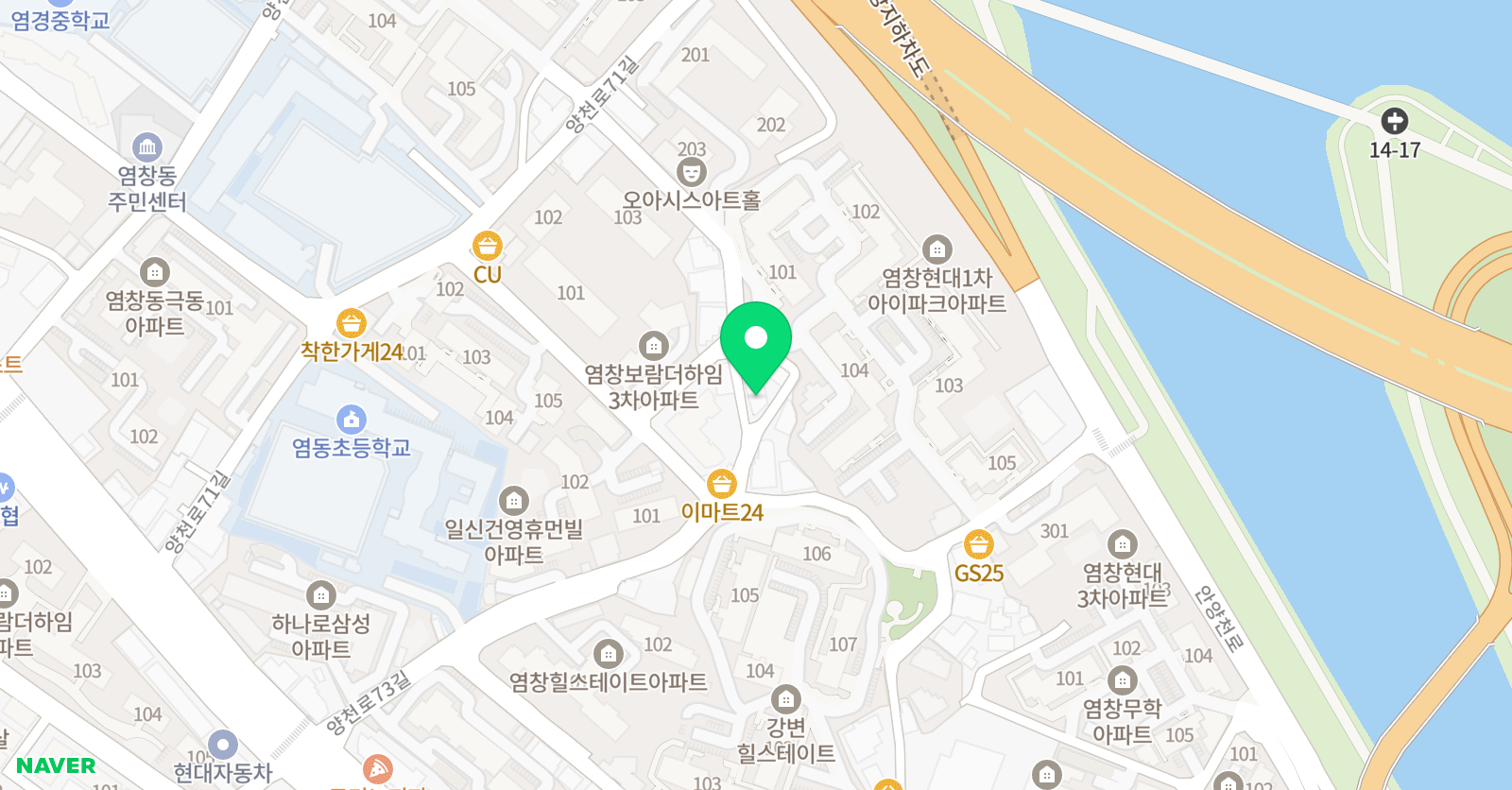 뮤엠 영어 블라썸 교습소 위치