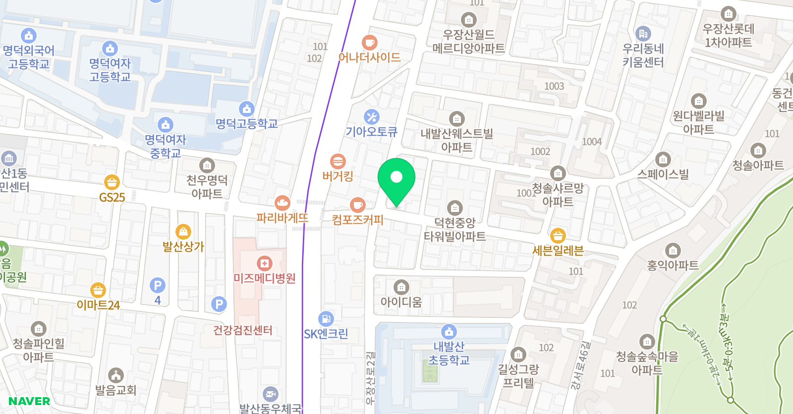 브레인맥스 영어 위치