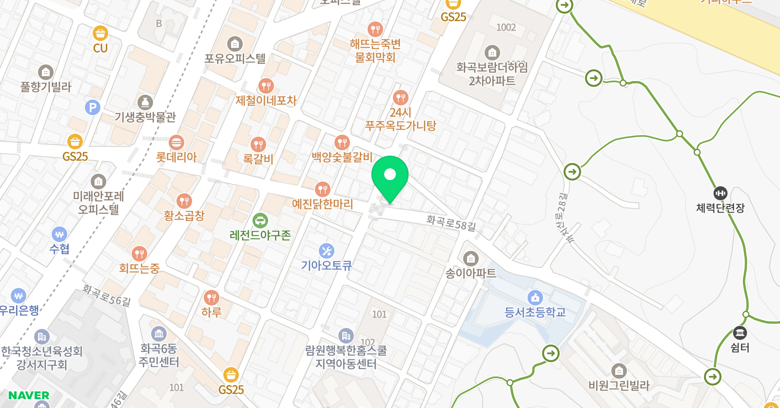 경수 태권도 공부방 스포츠클럽 위치