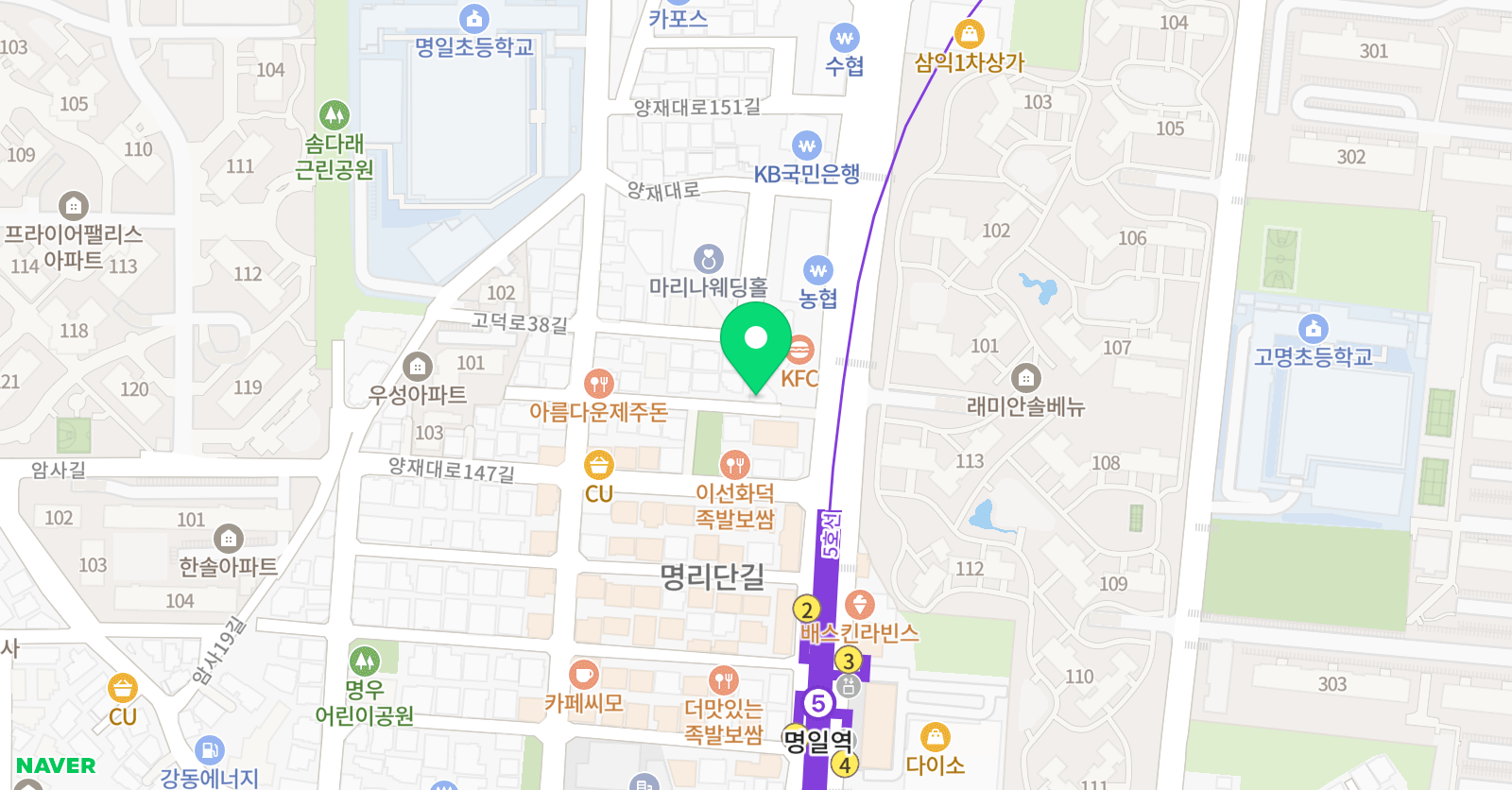 엠스트링 바이올린첼로음악학원 위치