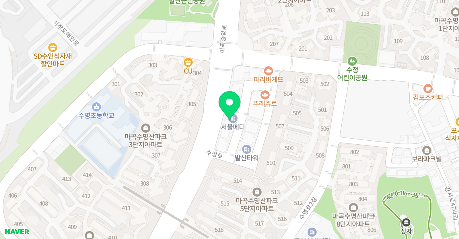 리드인 독서논술학원 수명초점 위치