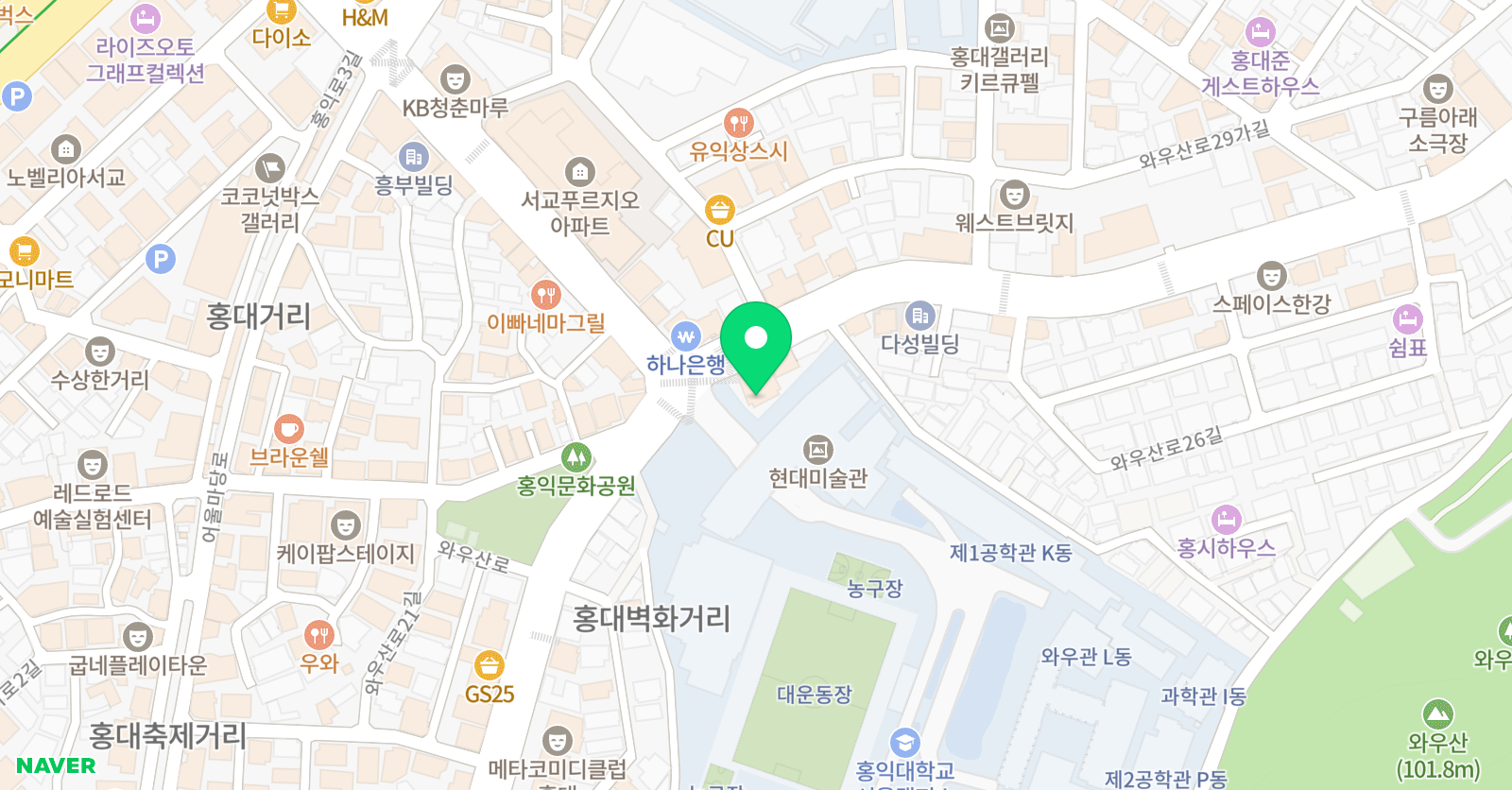 다윈브이스토리 미술학원 위치
