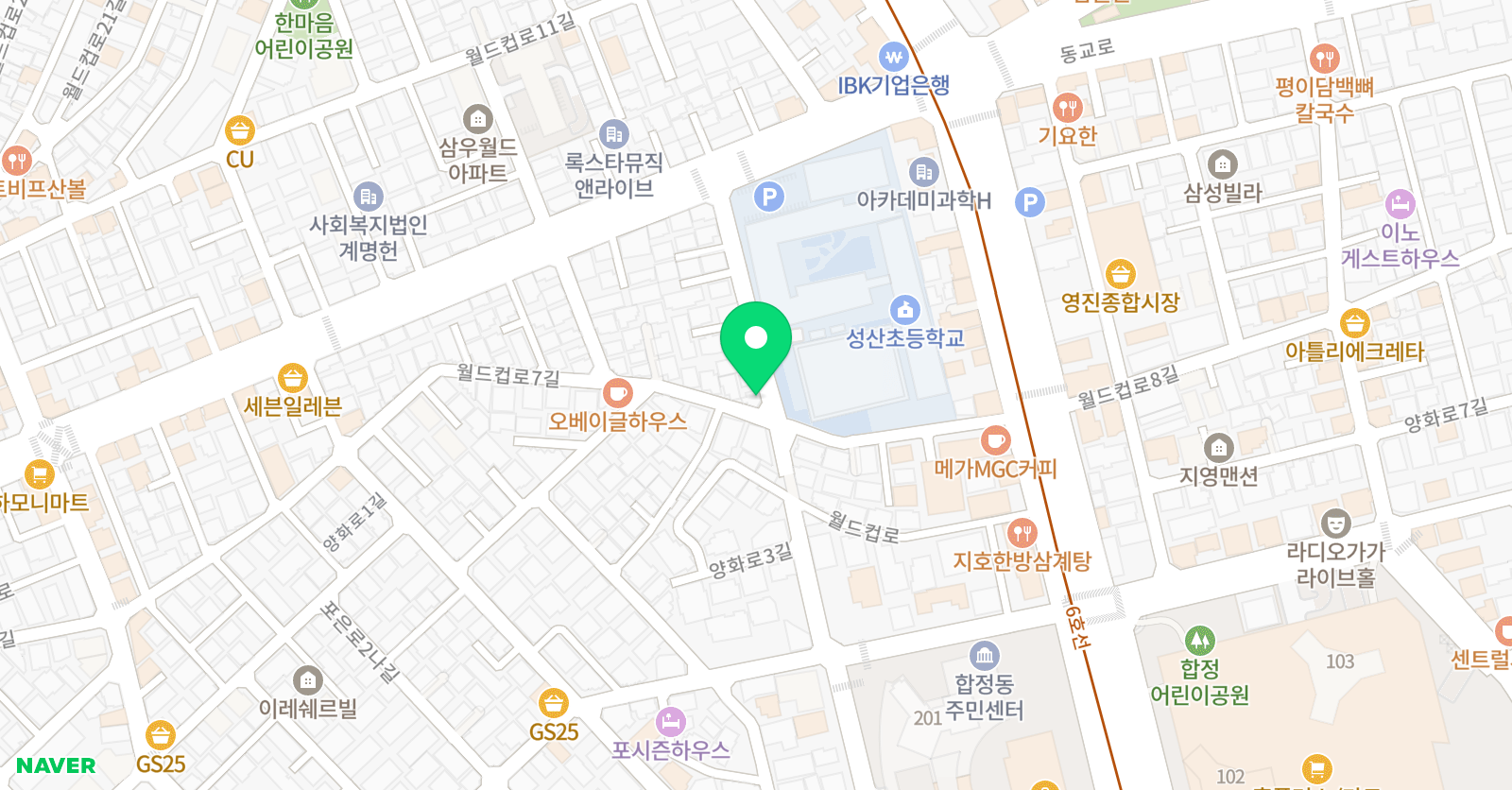 푸르넷 잉글리시버디점 위치