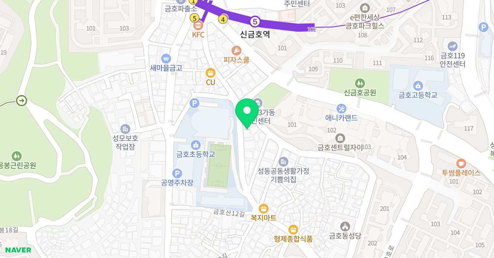 포레피아노 음악학원 위치