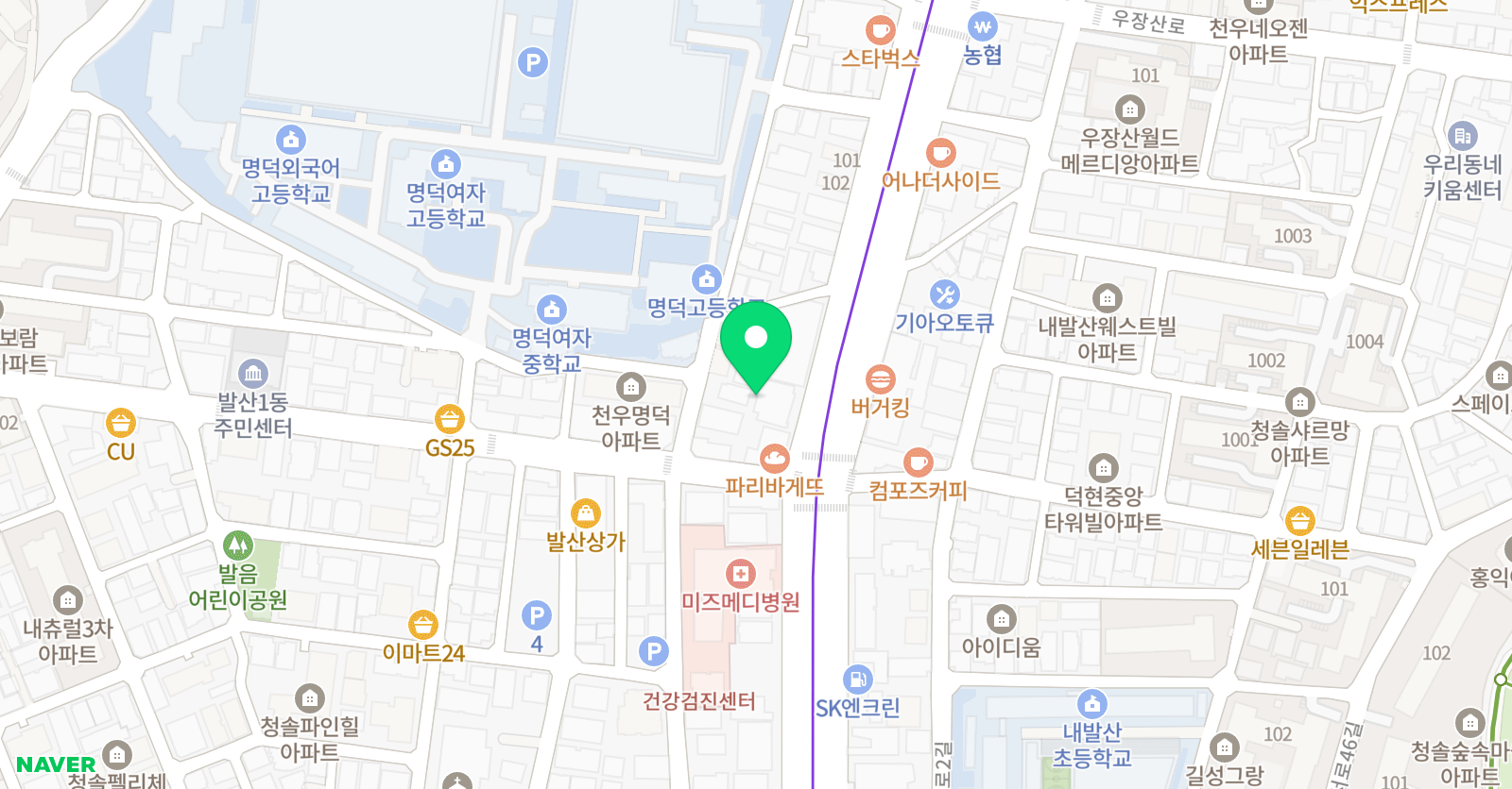 같이상승 수학학원 위치