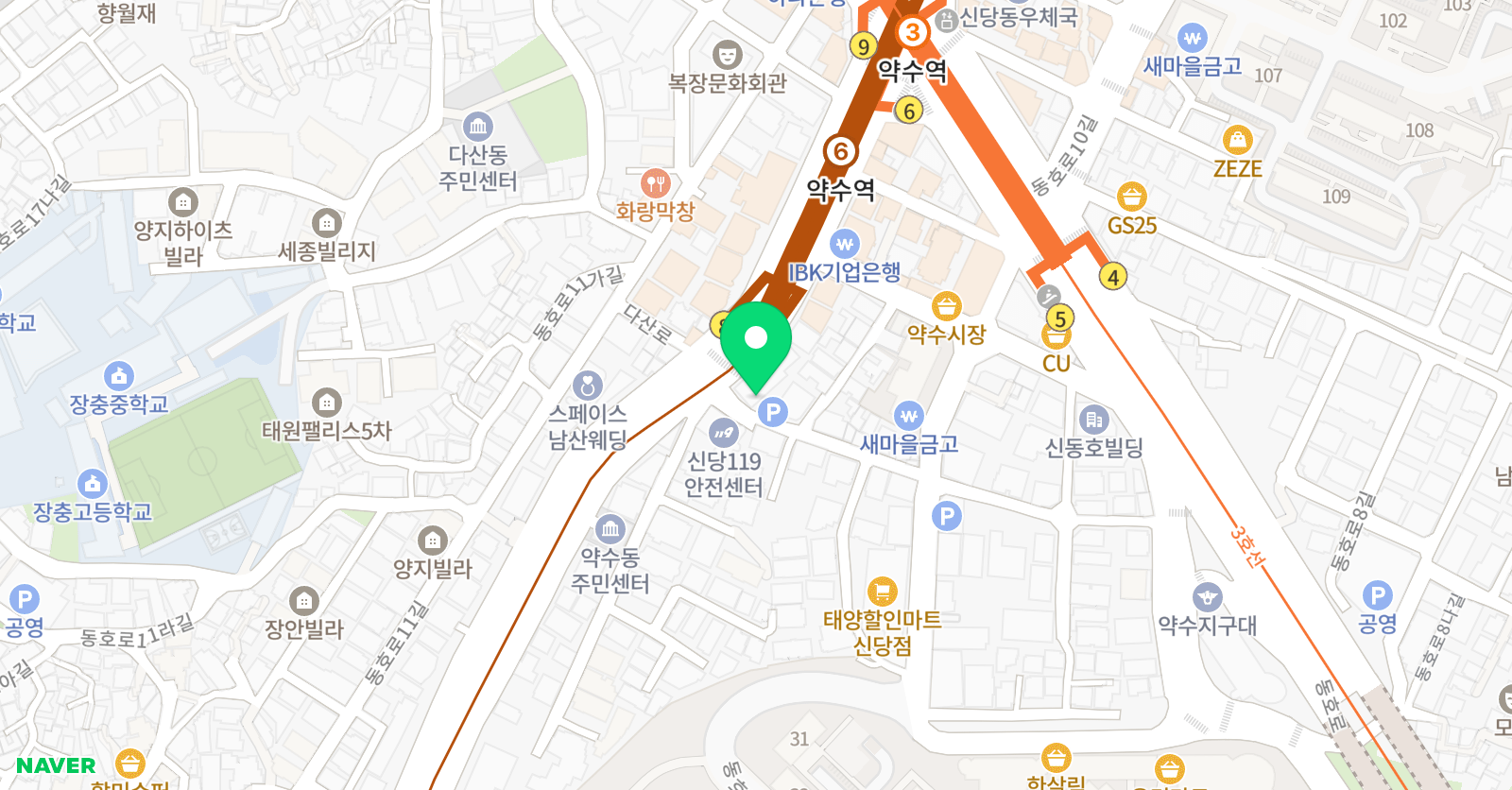 스카이미술학원 위치