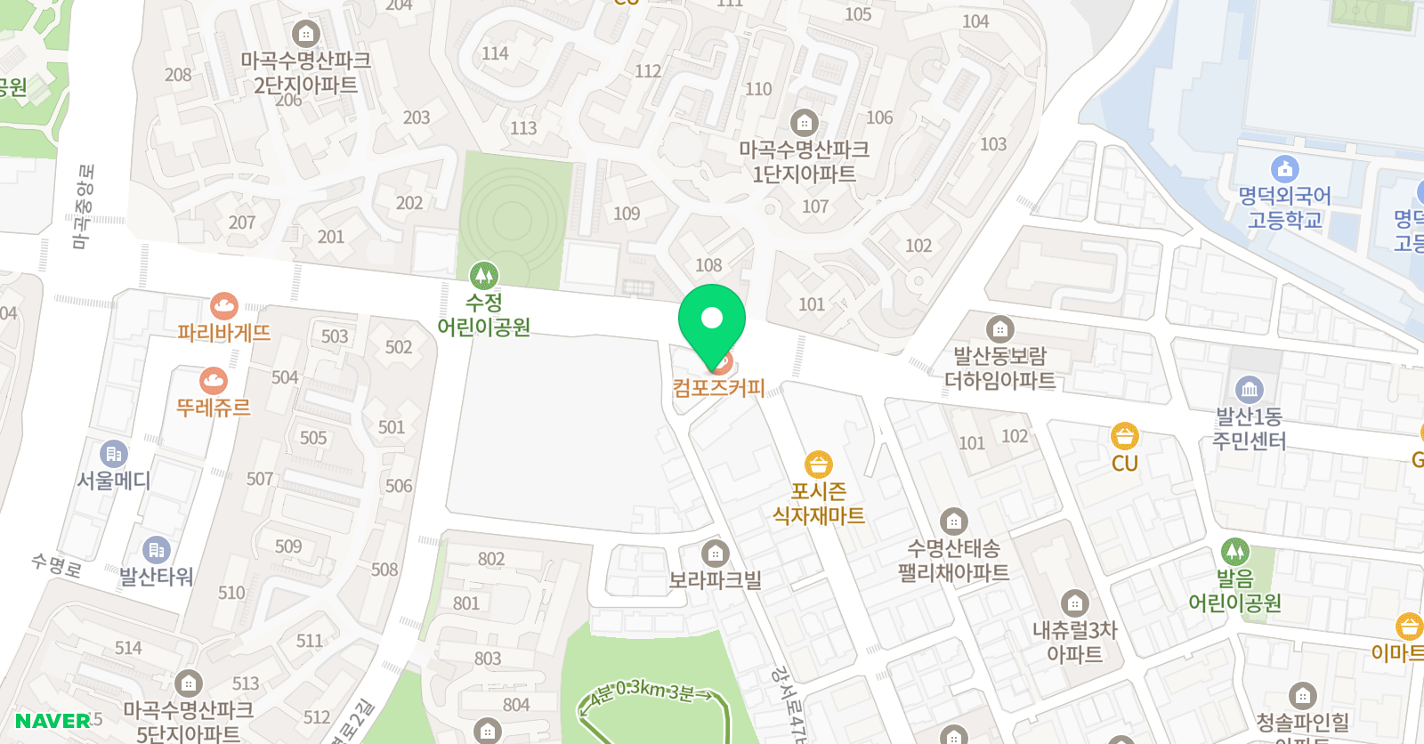 아름드리 미술 위치