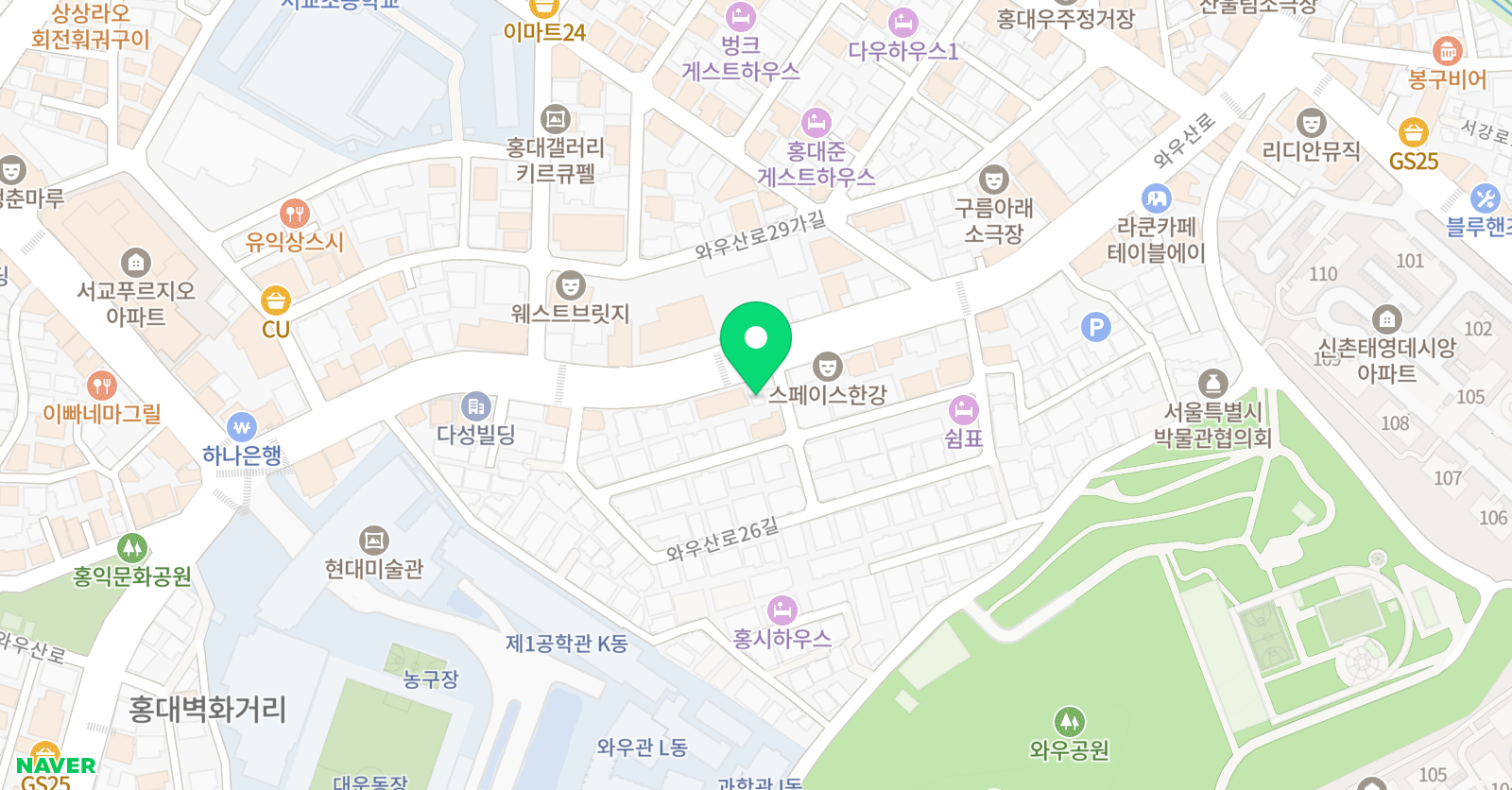 디자인피노 미술학원 위치