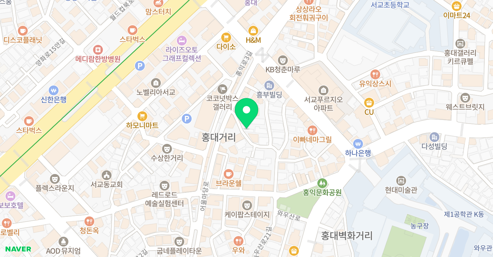 지와미 미술학원 위치