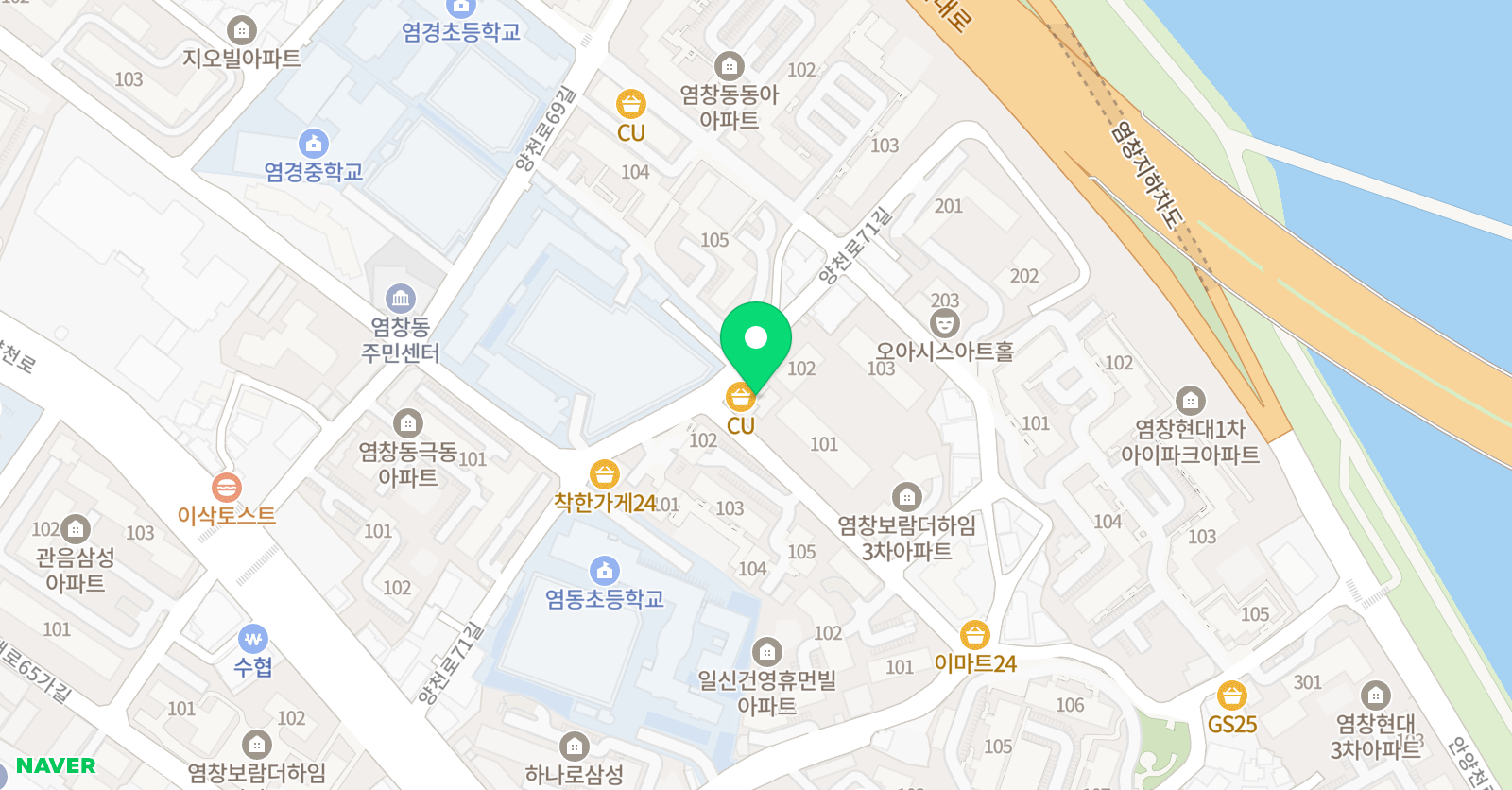 비엑스 학원 위치