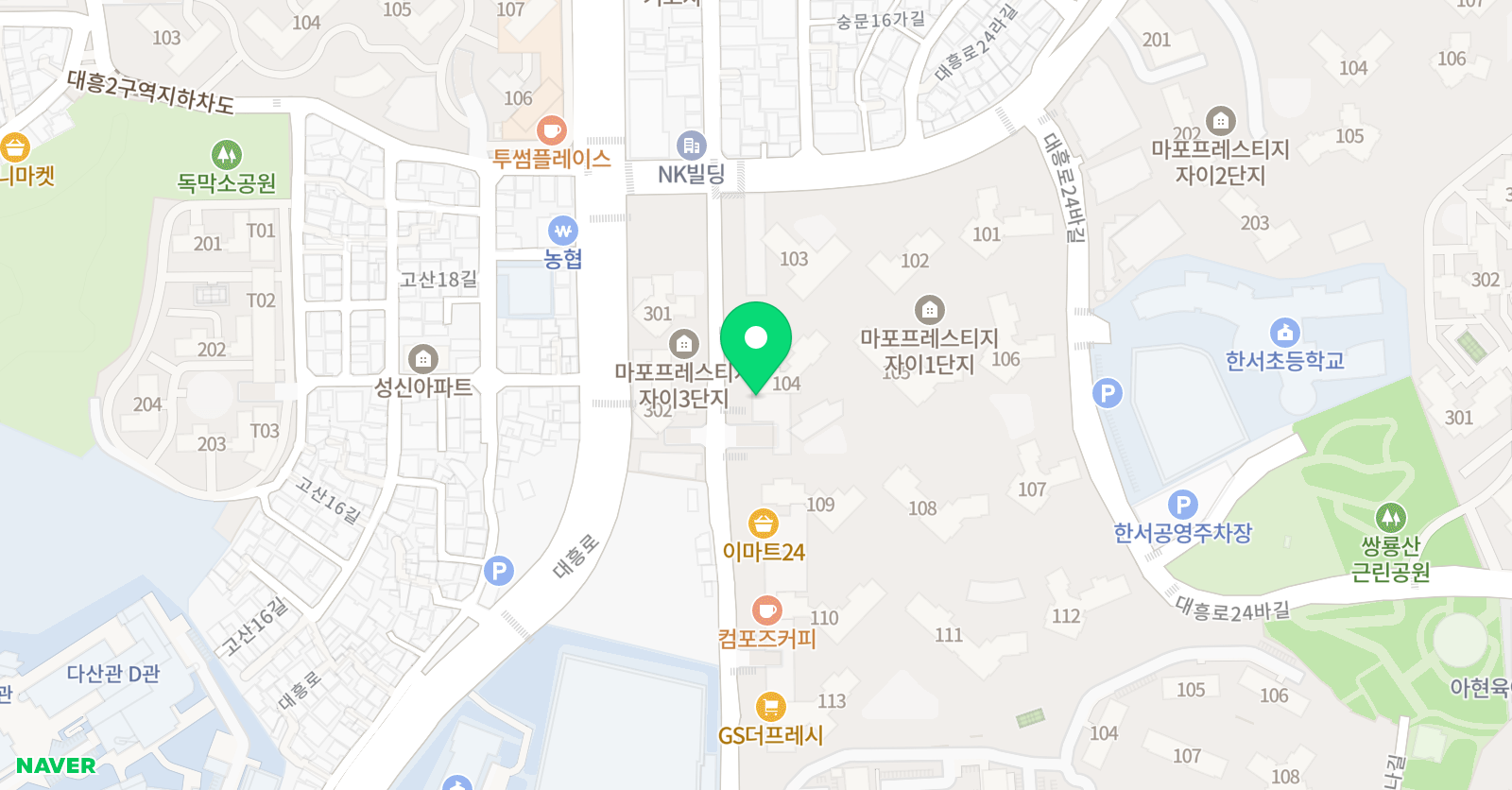 CTA퍼스트 태권도 위치