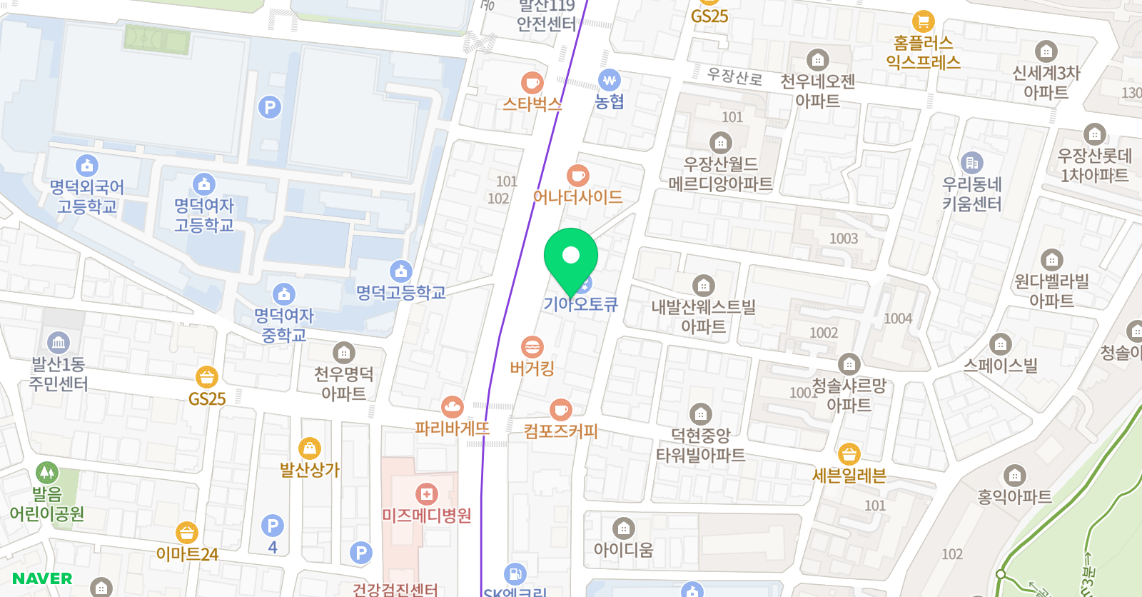 비에스 영어교습소 위치