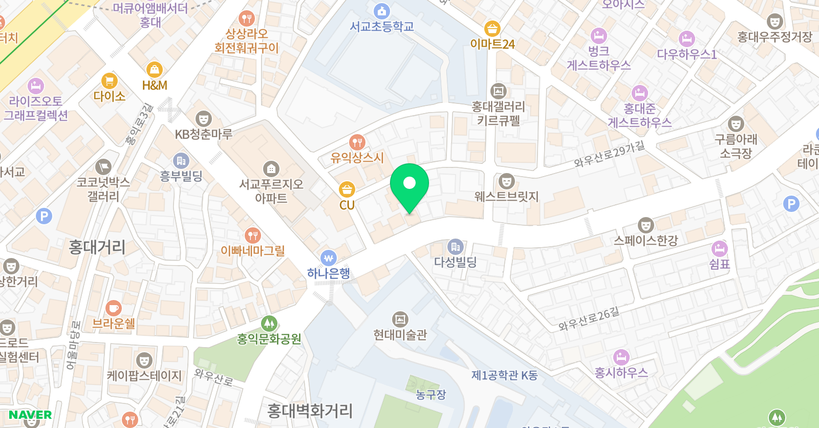 디자인쏘울 미술학원 위치
