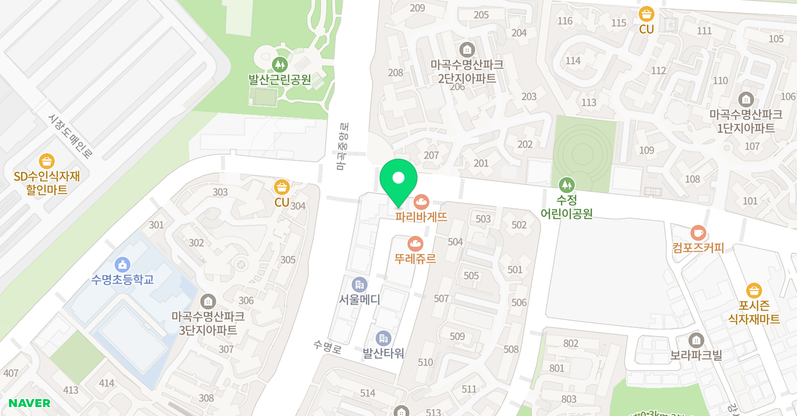알앤티키즈 어학원 위치