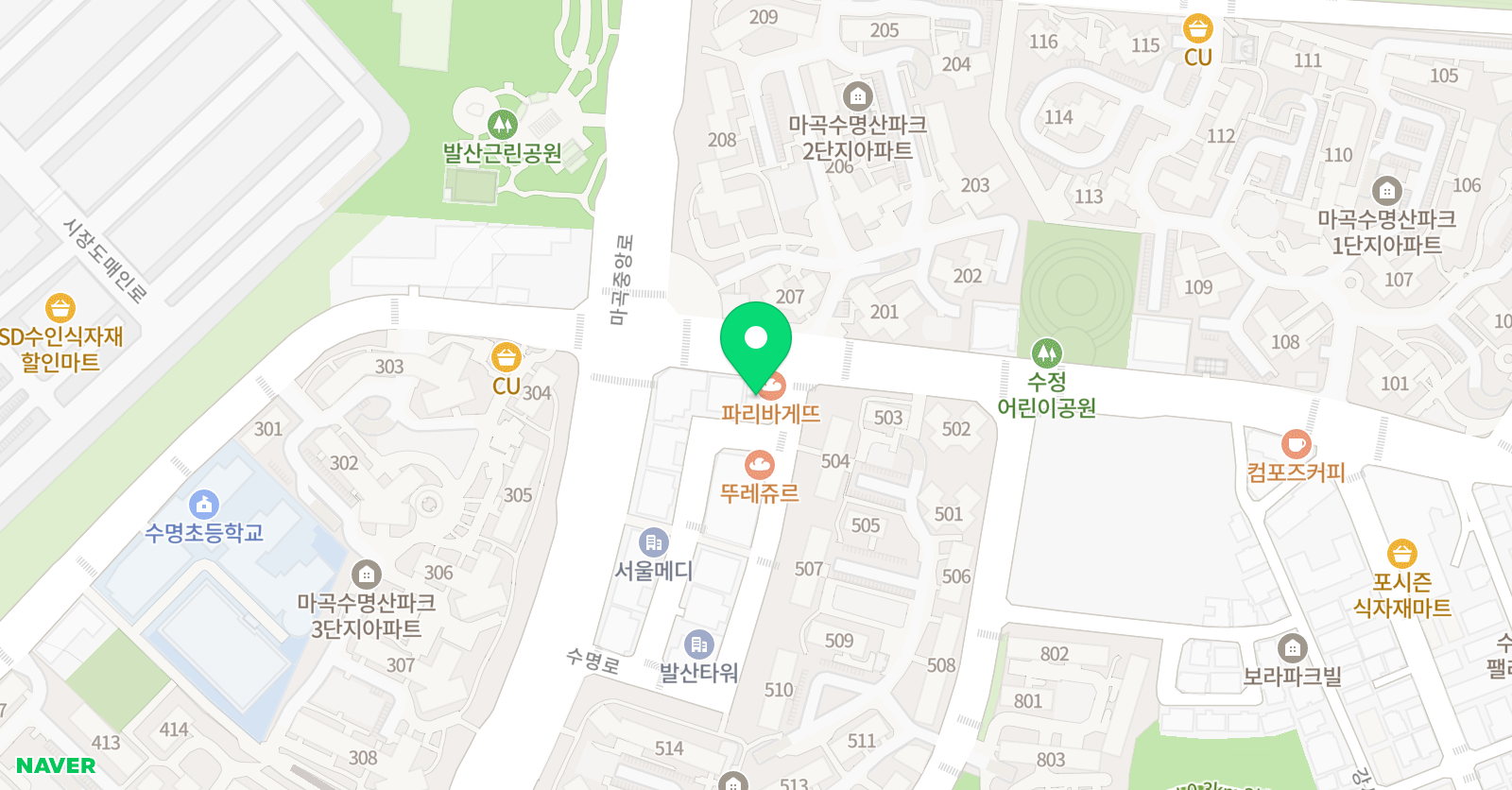 하얀도화지까만손미술교습소 위치