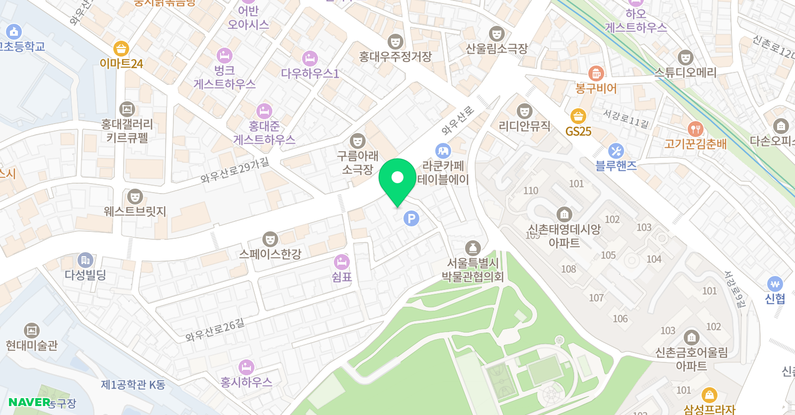 하이비트 댄스보컬학원 위치