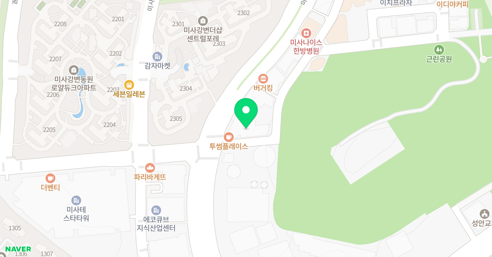 오션차일드 미사센터 위치