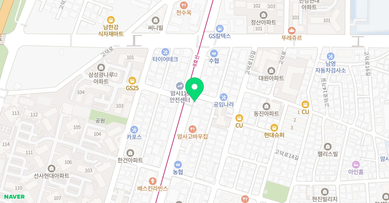 프레파발레 학원 위치