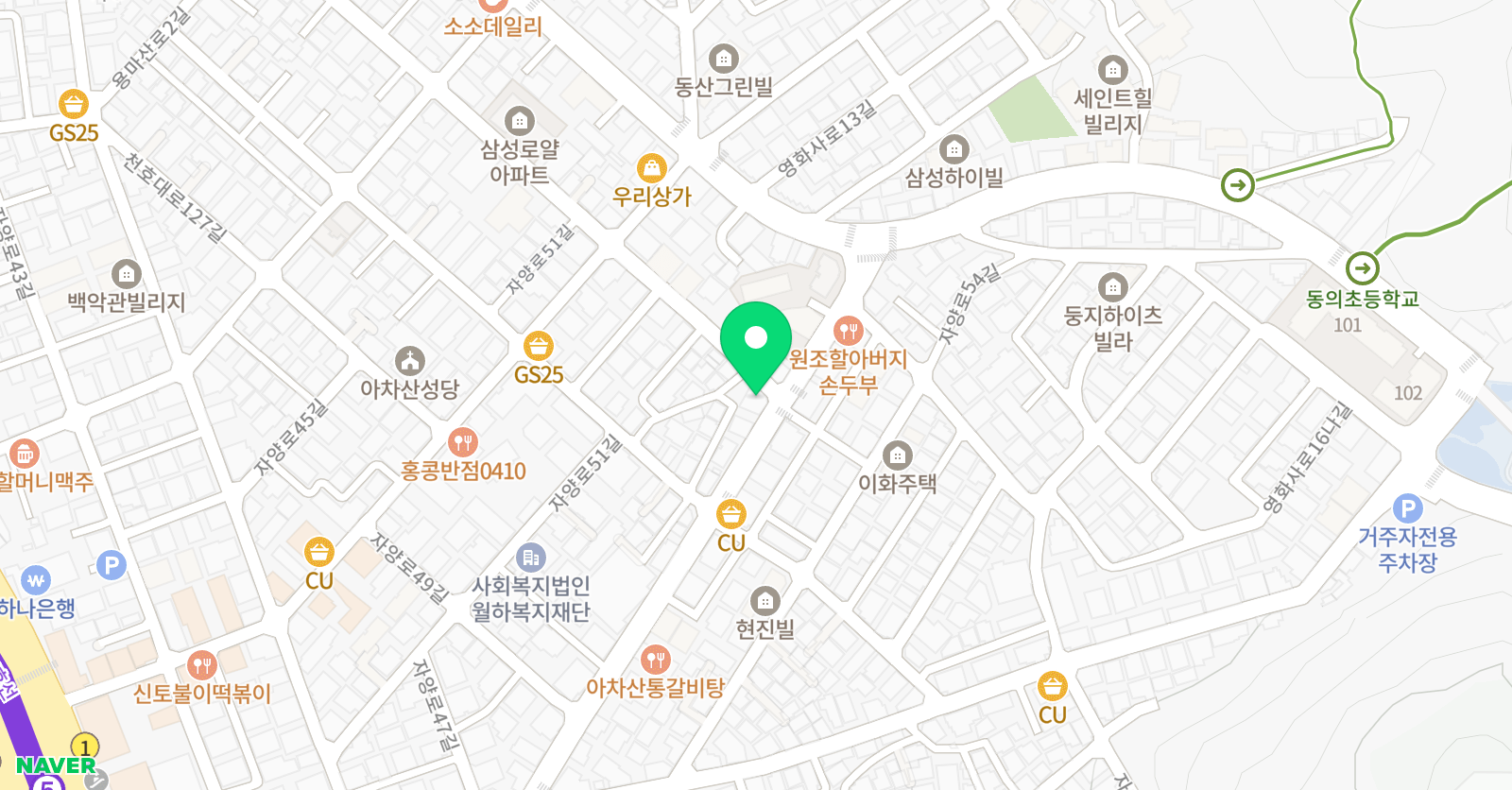 비바체 음악교습소 위치