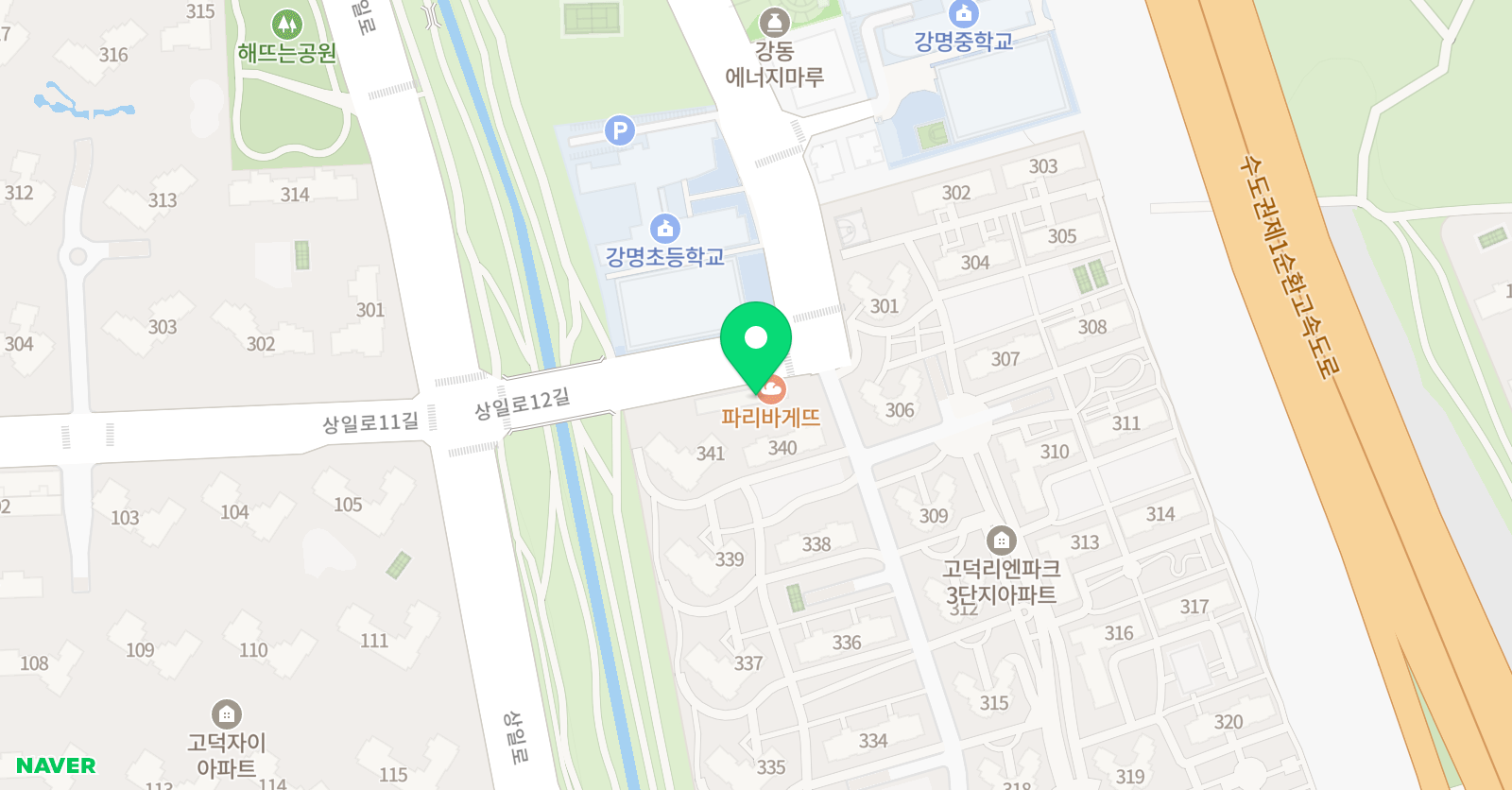 강일줄리어드 음악학원 위치