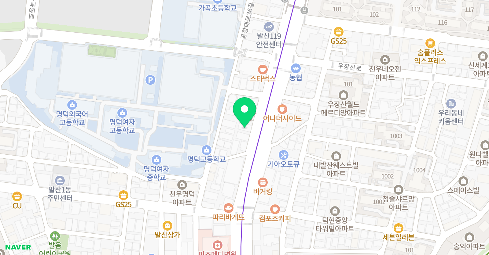 탑브레인 학원 위치