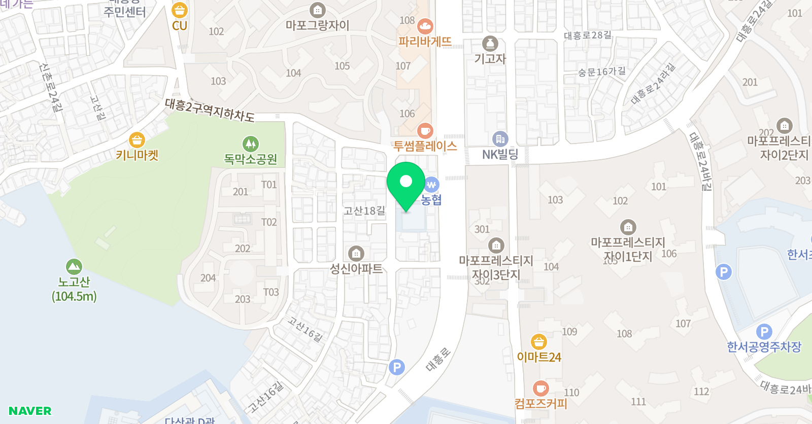 노아 풋볼클럽 이대점 위치