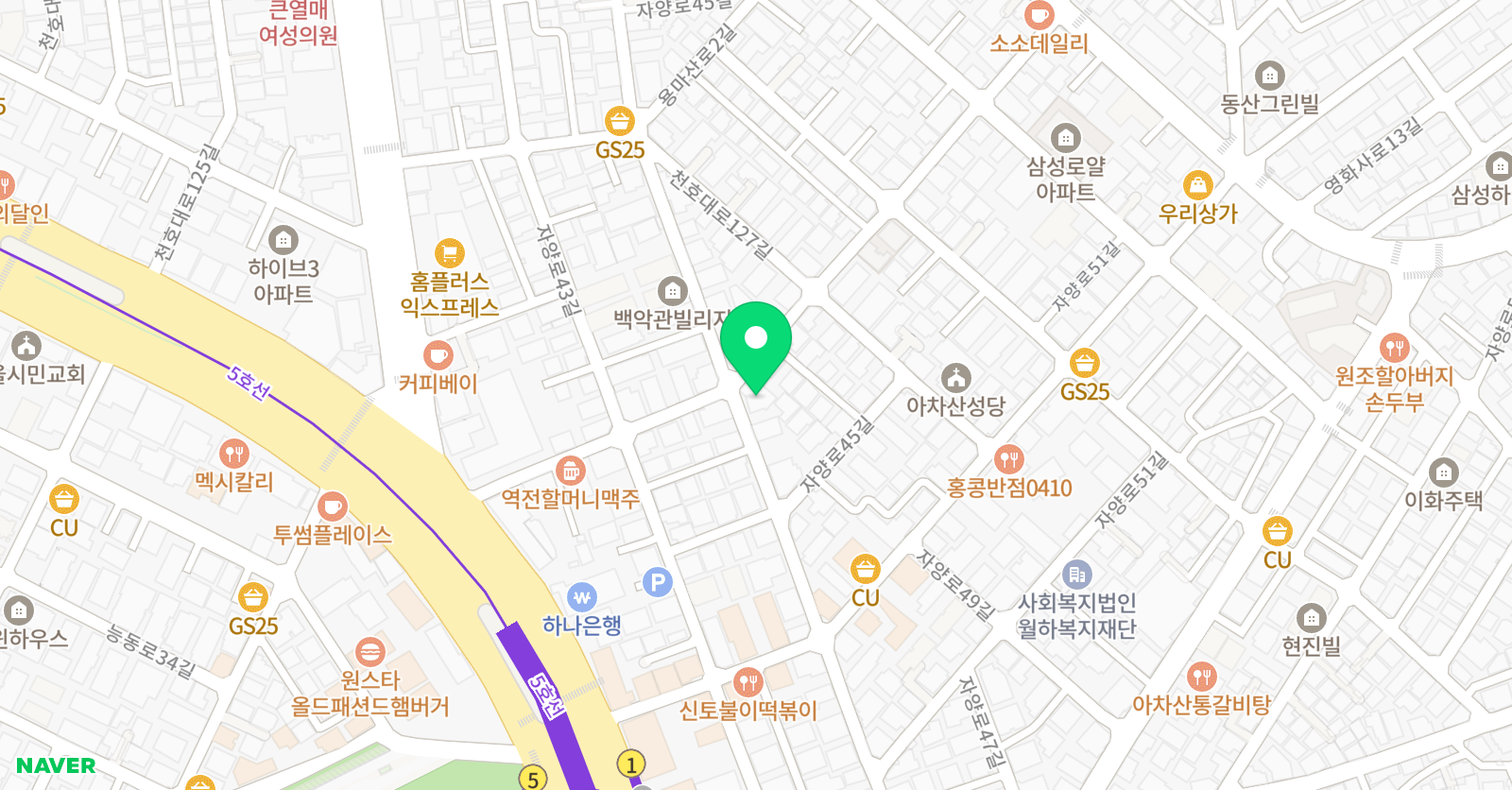 플래닛체육센터 위치