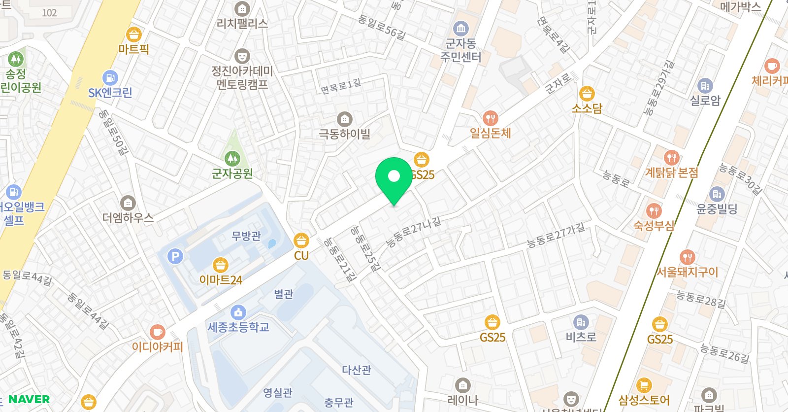 새이화 음악학원 위치