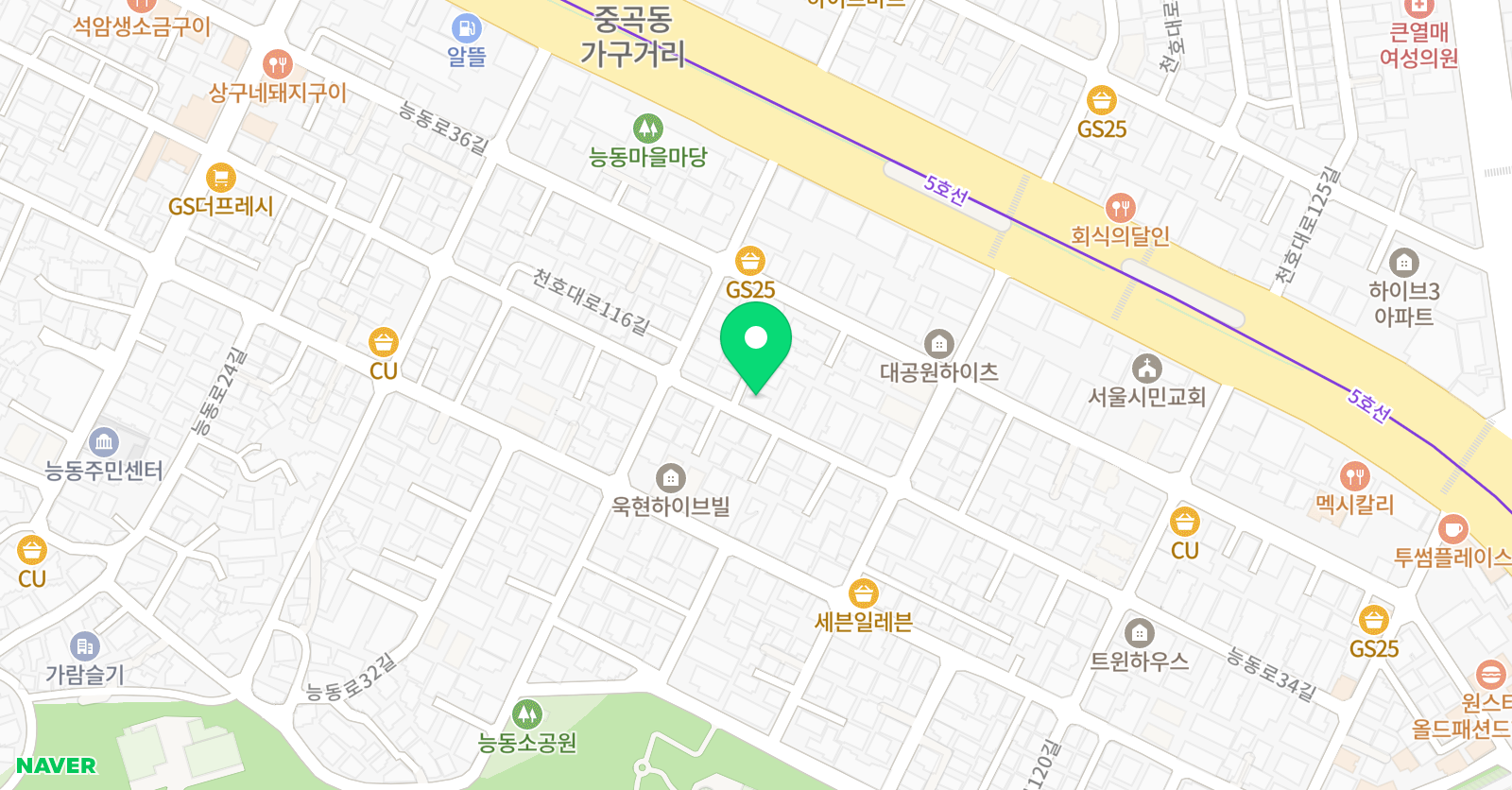 광진위드 영어교습소 위치